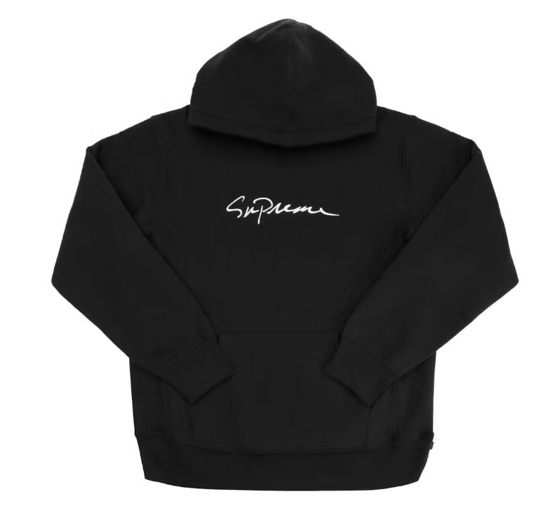 Size M Supreme Classic Script Hoodie “Black”