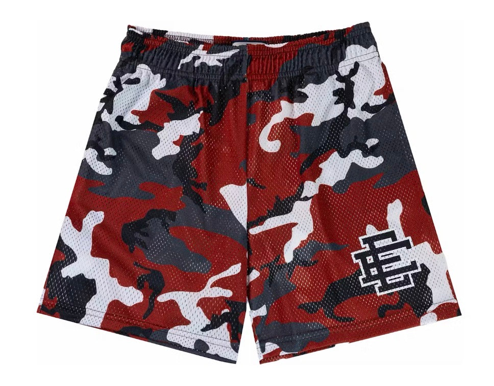 Size M Eric Emanuel EE Shorts “Camo Red” Brand New