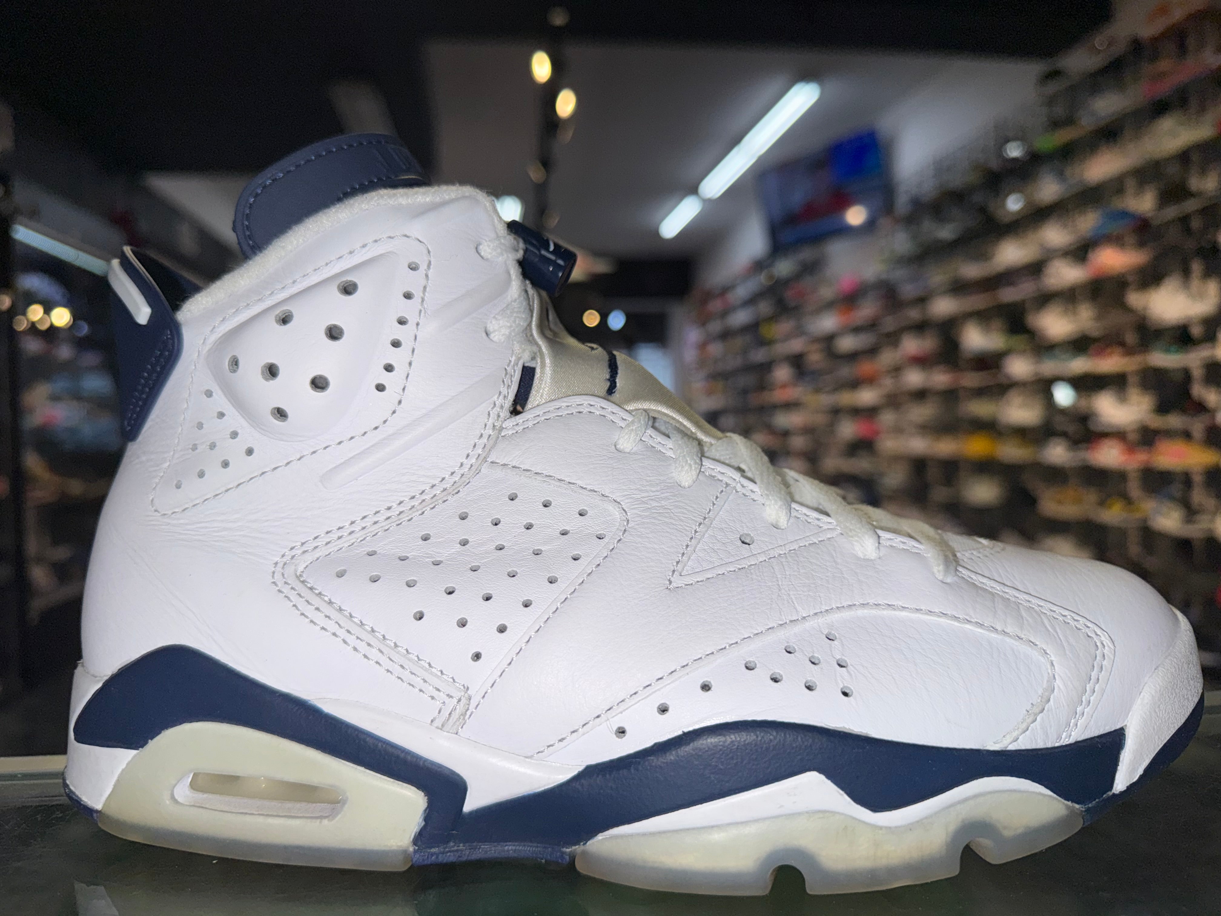 Size 8 Air Jordan 6 “Midnight Navy”