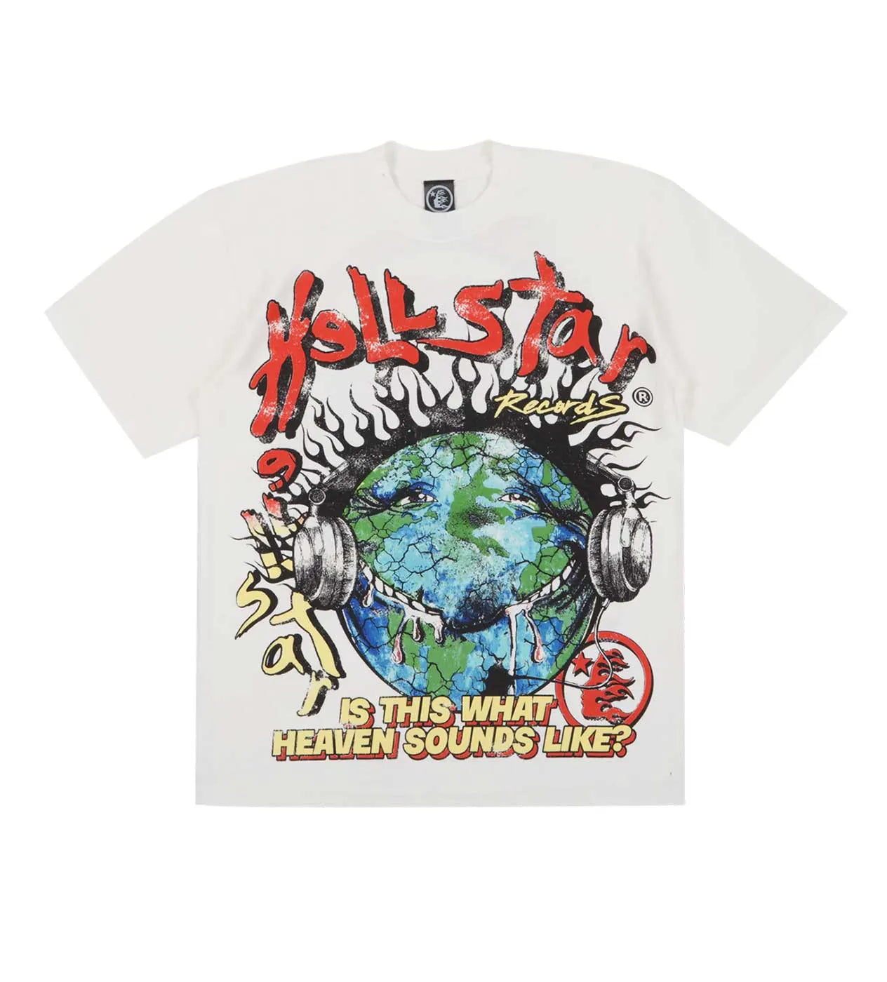 Size M Hellstar Records Cartoon Tee “World”