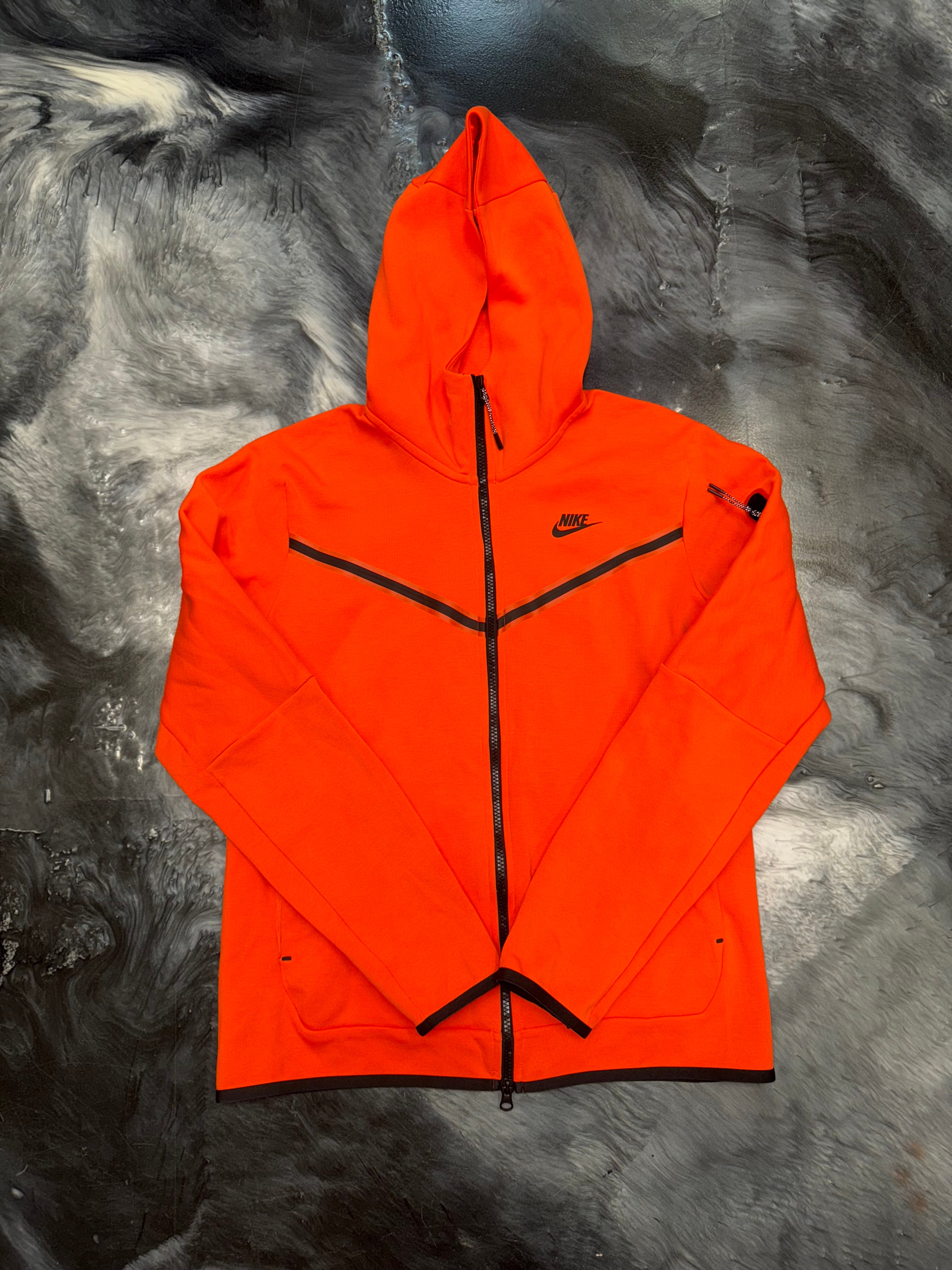 Size M Nike Tech Zip Up “Orange” Brand New