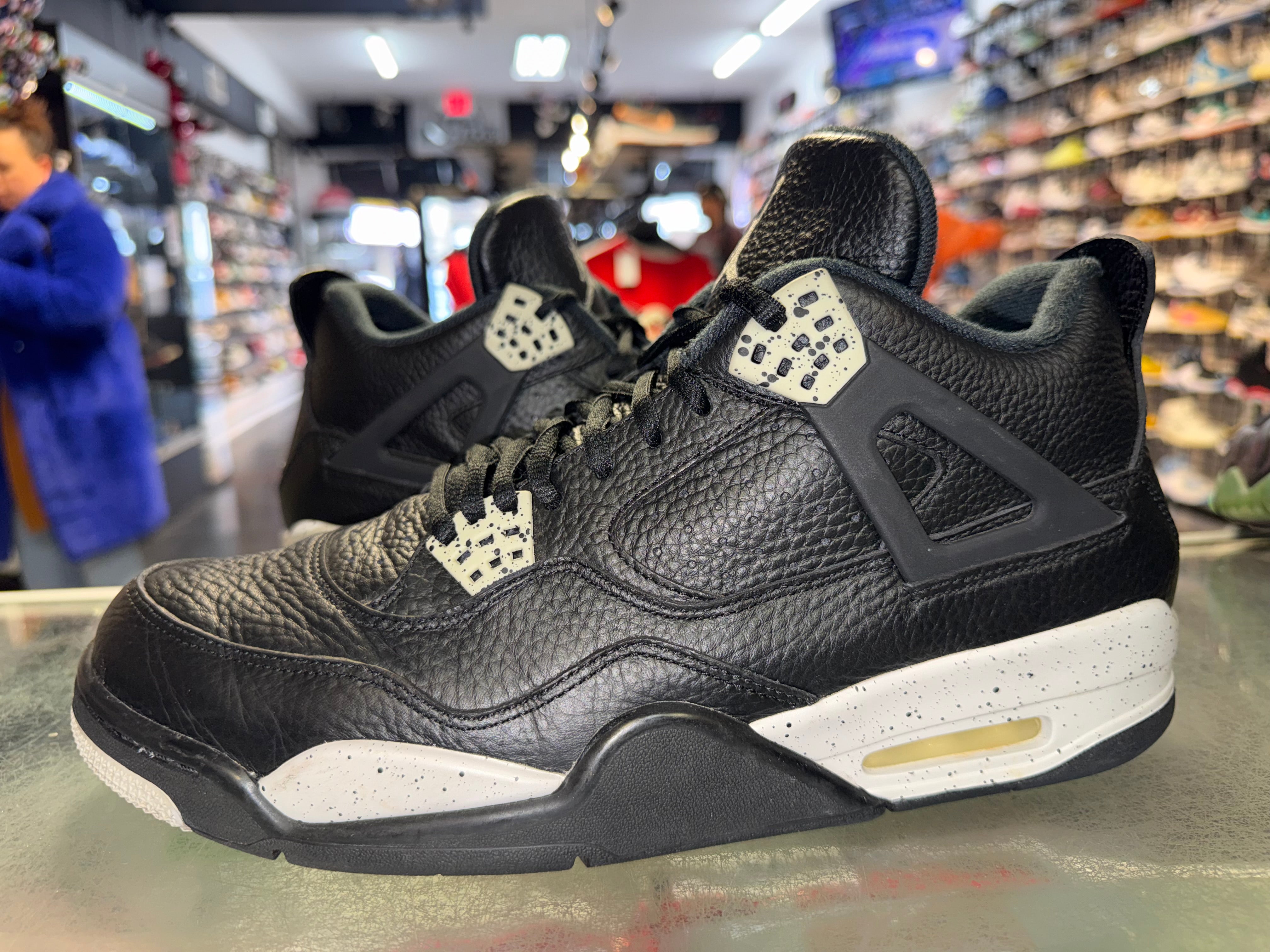 Size 12 Air Jordan 4 "Oreo"