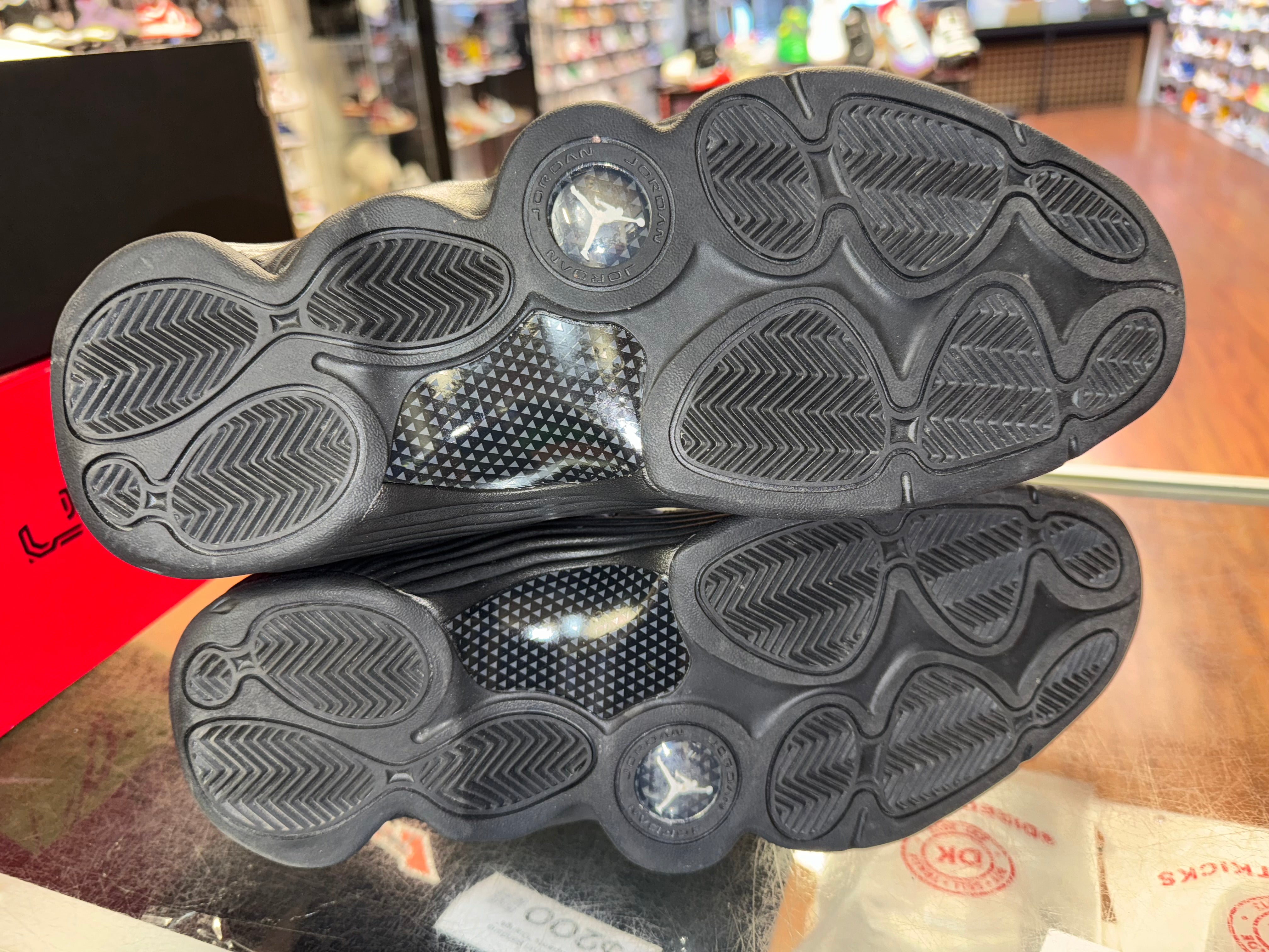 Size 13 Jordan Jumpman Team 2 "Black Metallic Silver"