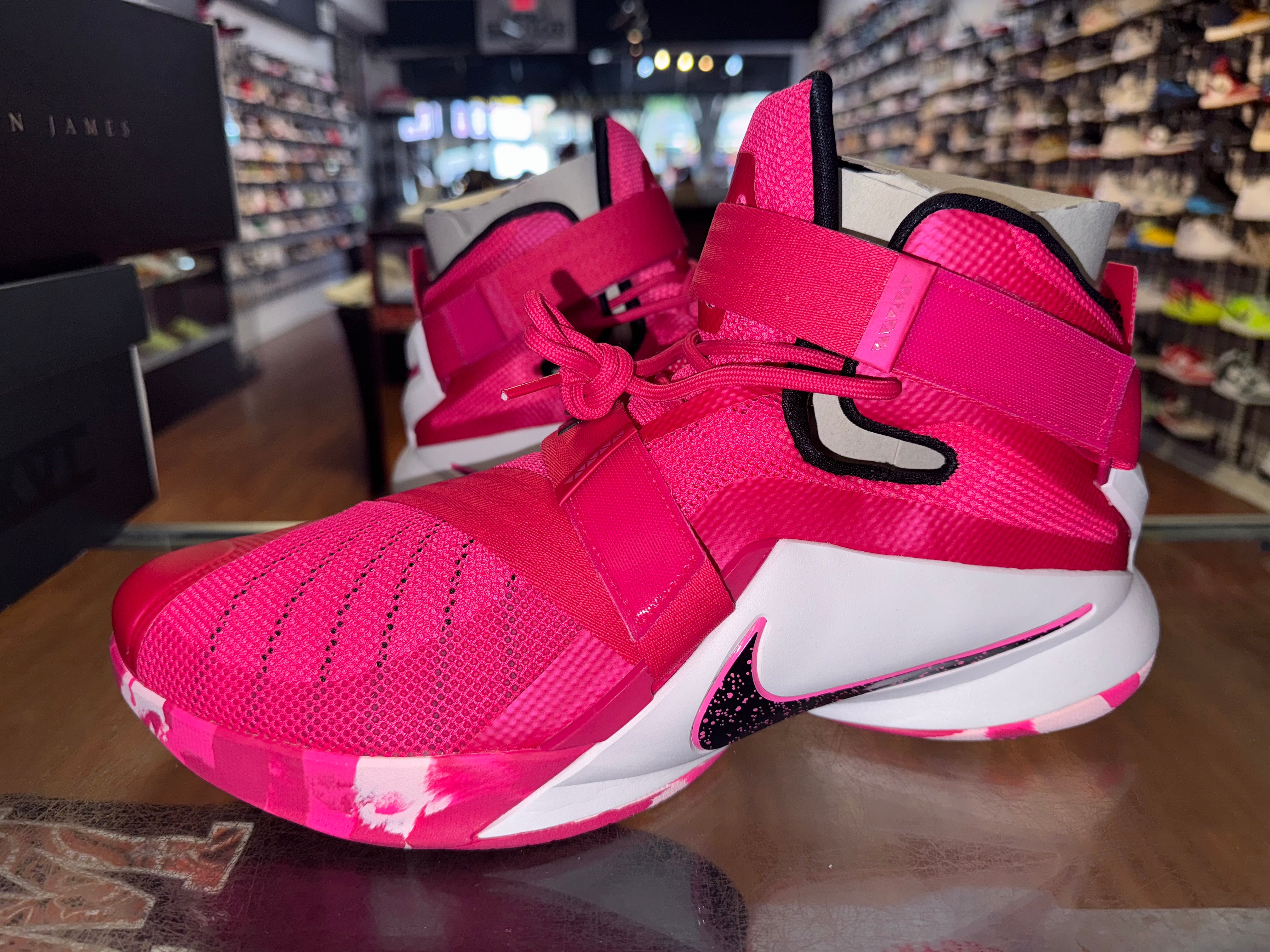Size 14 Lebron Soldier 9 "Think Pink"