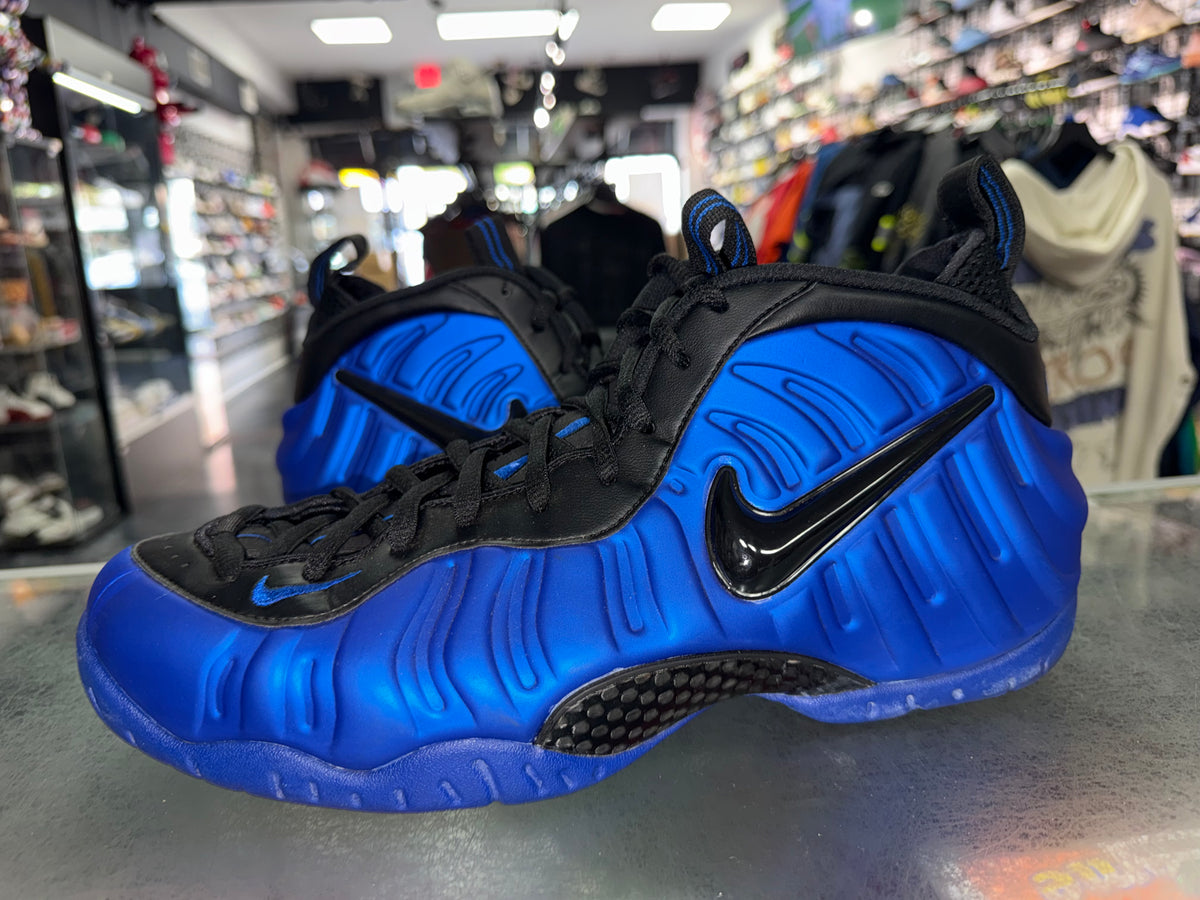 Size 13 Air Foamposite Pro “Hyper Cobalt” Worn 1x