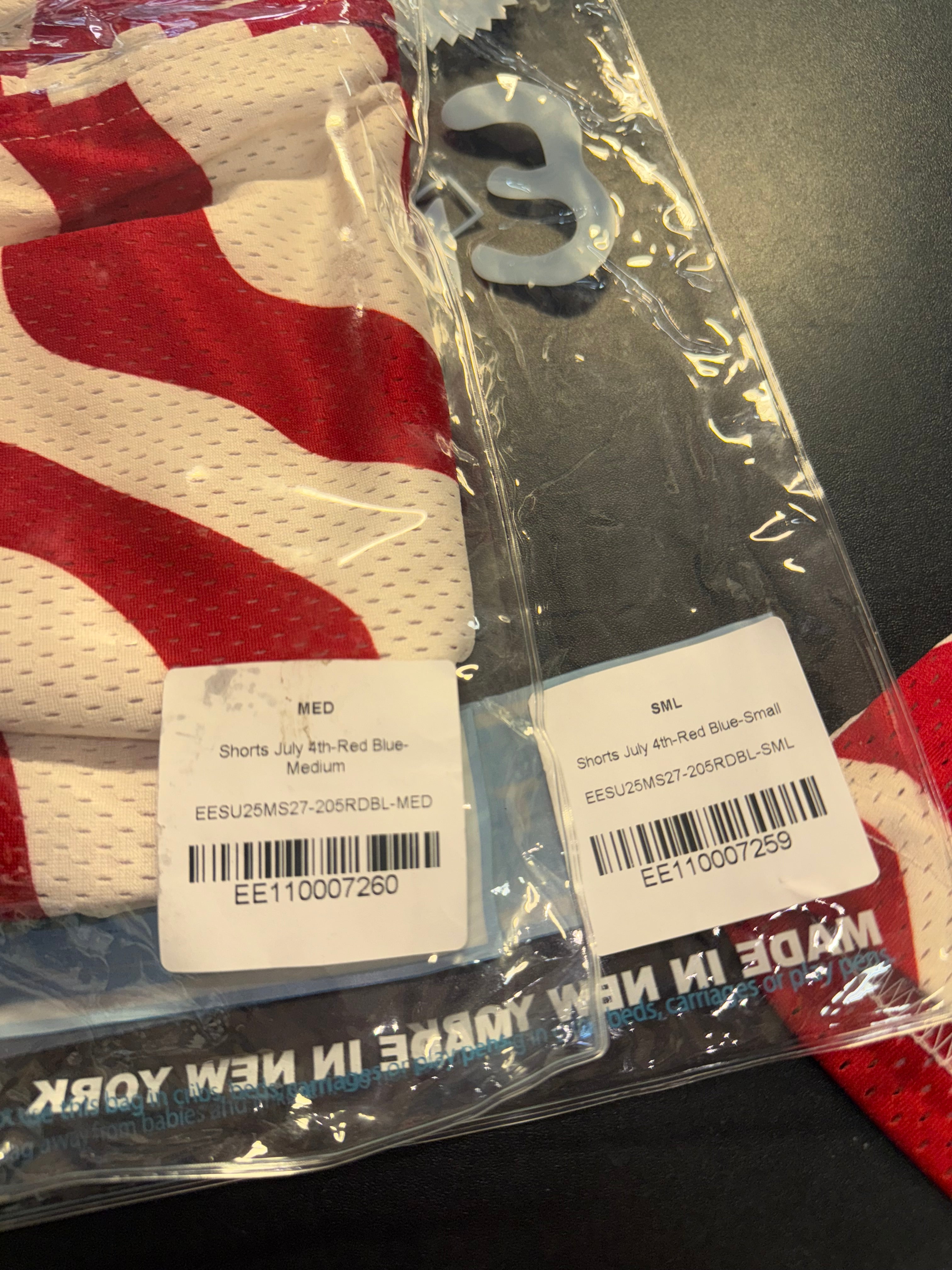 Size M Eric Emanuel EE Shorts “USA” Brand New – Direct Kicks