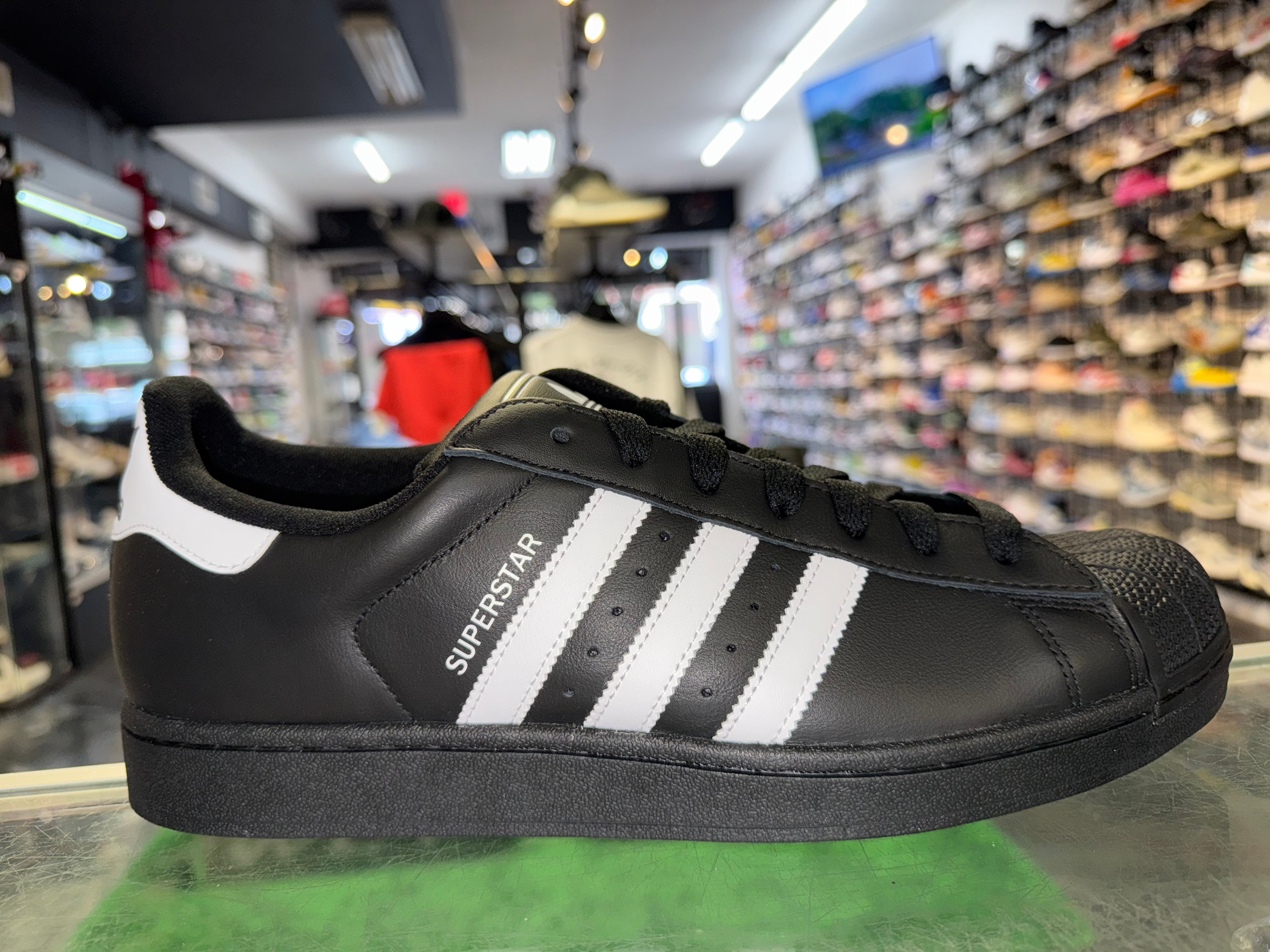 Size 12 Adidas Superstar “Black/White” Brand New