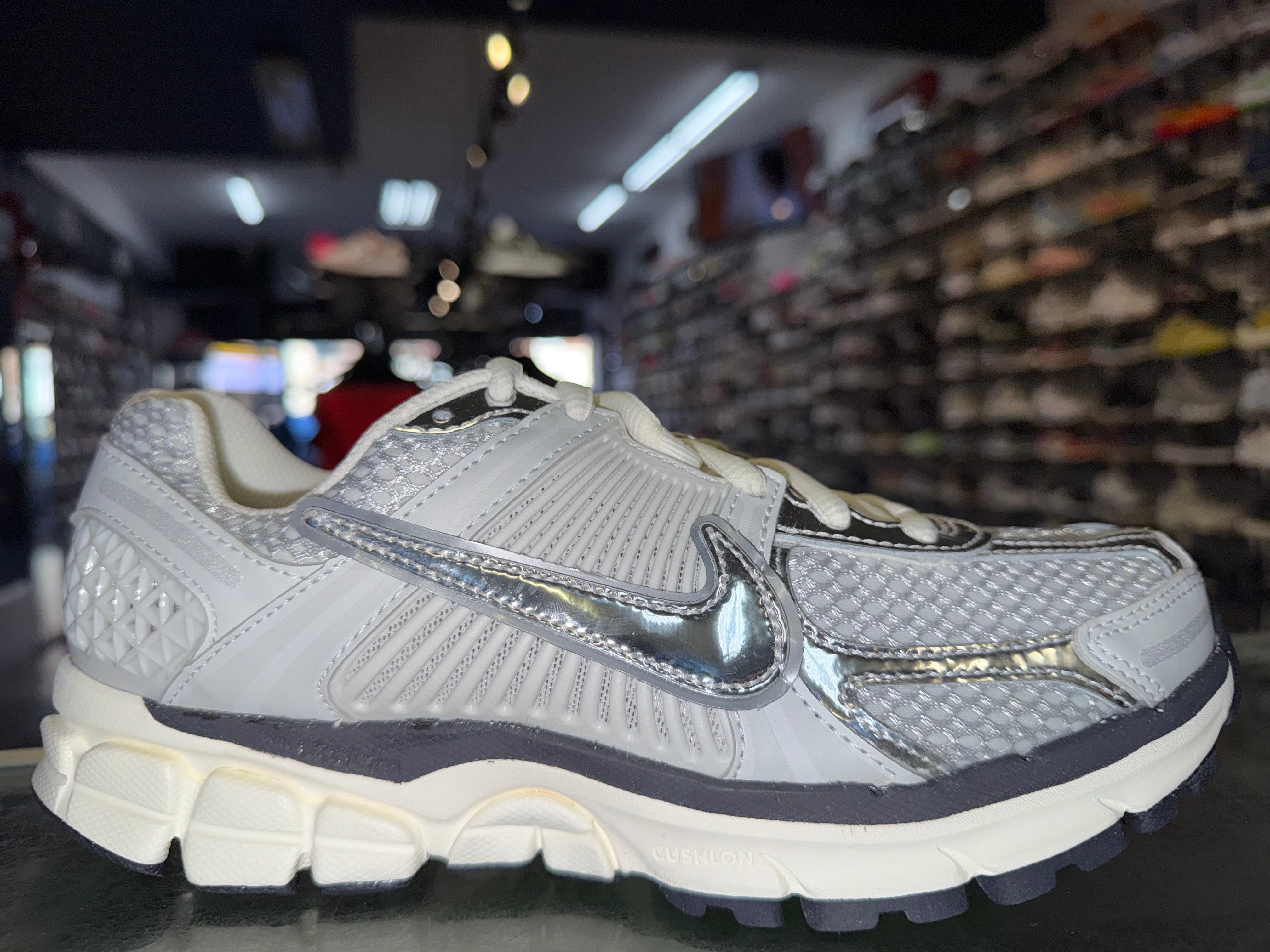 Size 6.5 (8W) Zoom Vomero 5 “Metallic Silver” Brand New