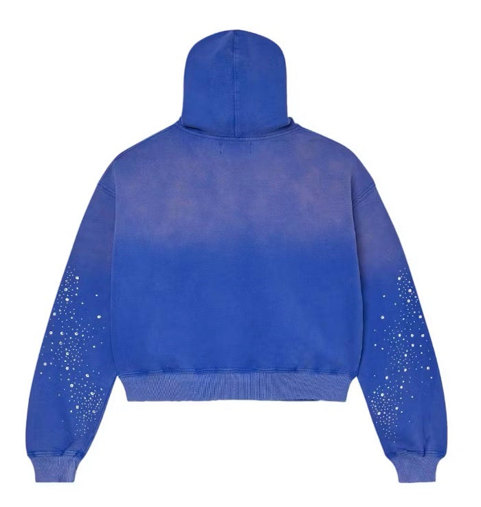 Size M Vale Forever Classico Zip Up Hoodie “Sapphire” Brand New