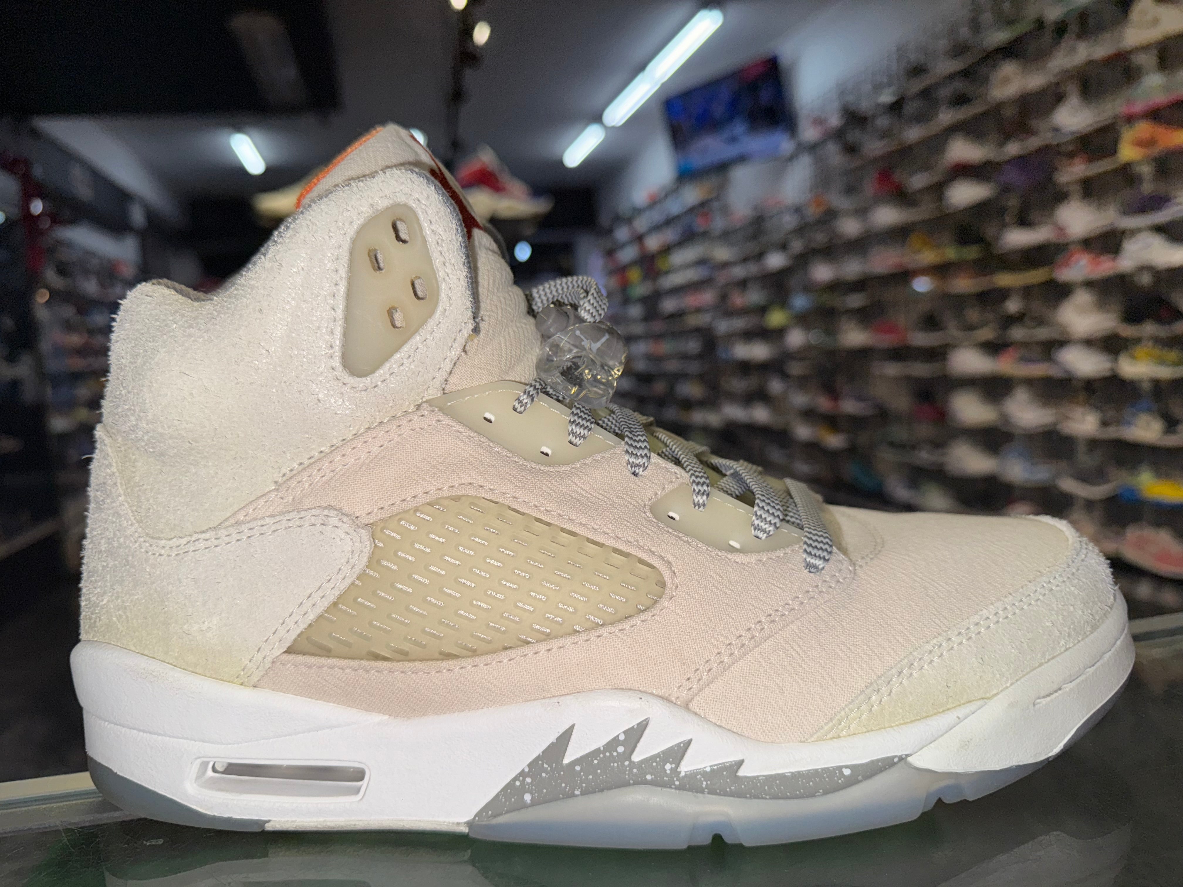 Size 10 Air Jordan 5 Craft “Light Orewood”