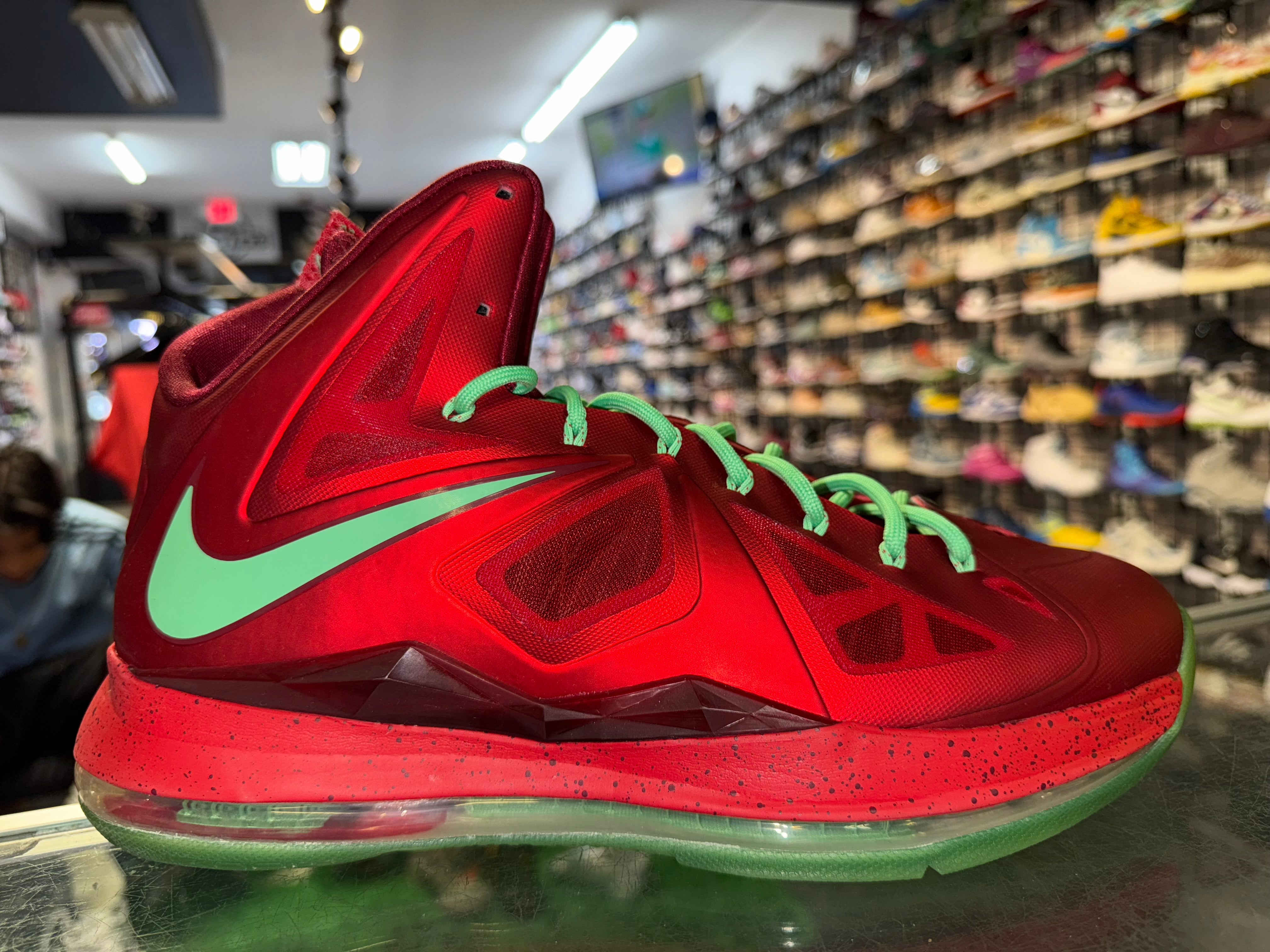 Size 12 Lebron 10 "Christmas"