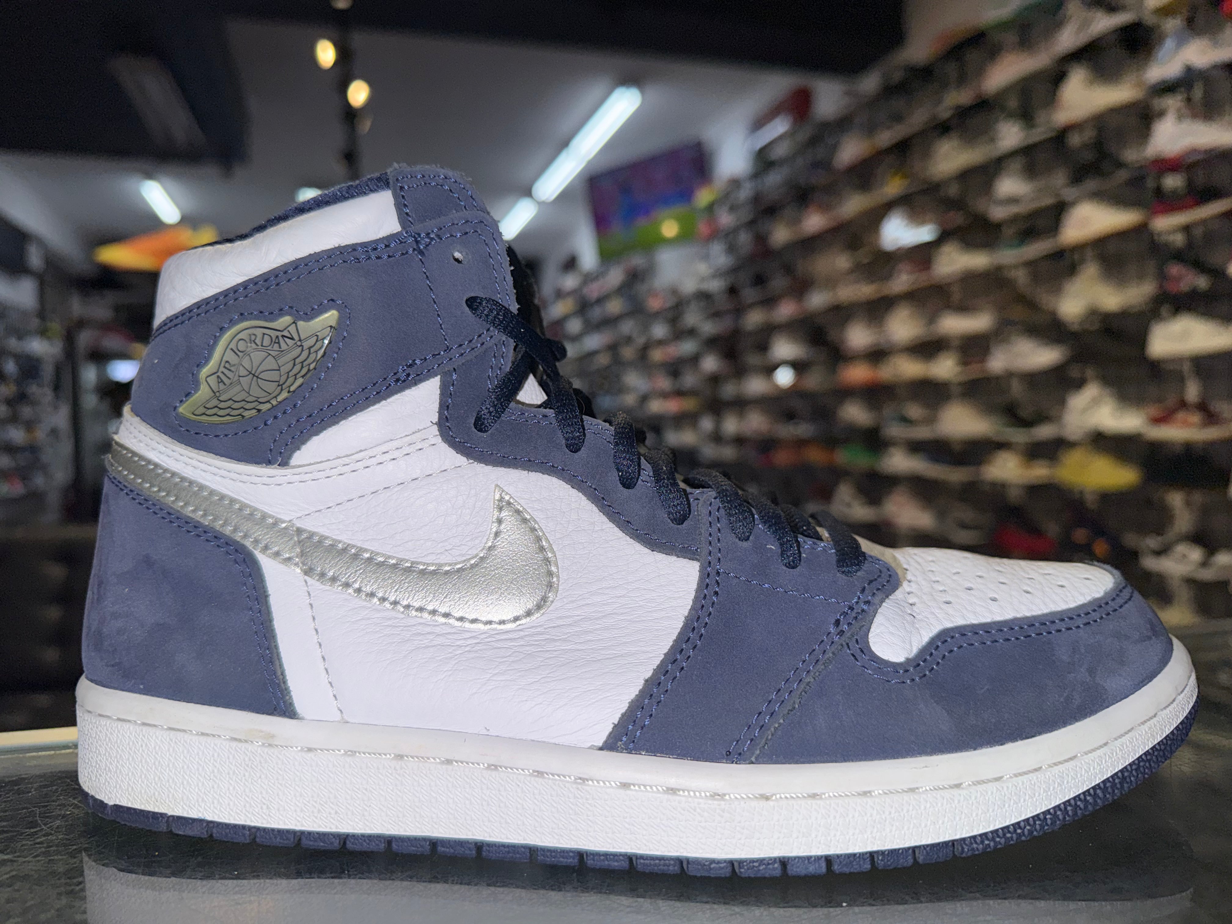 Size 8.5 Air Jordan 1 COJP "Midnight Navy"