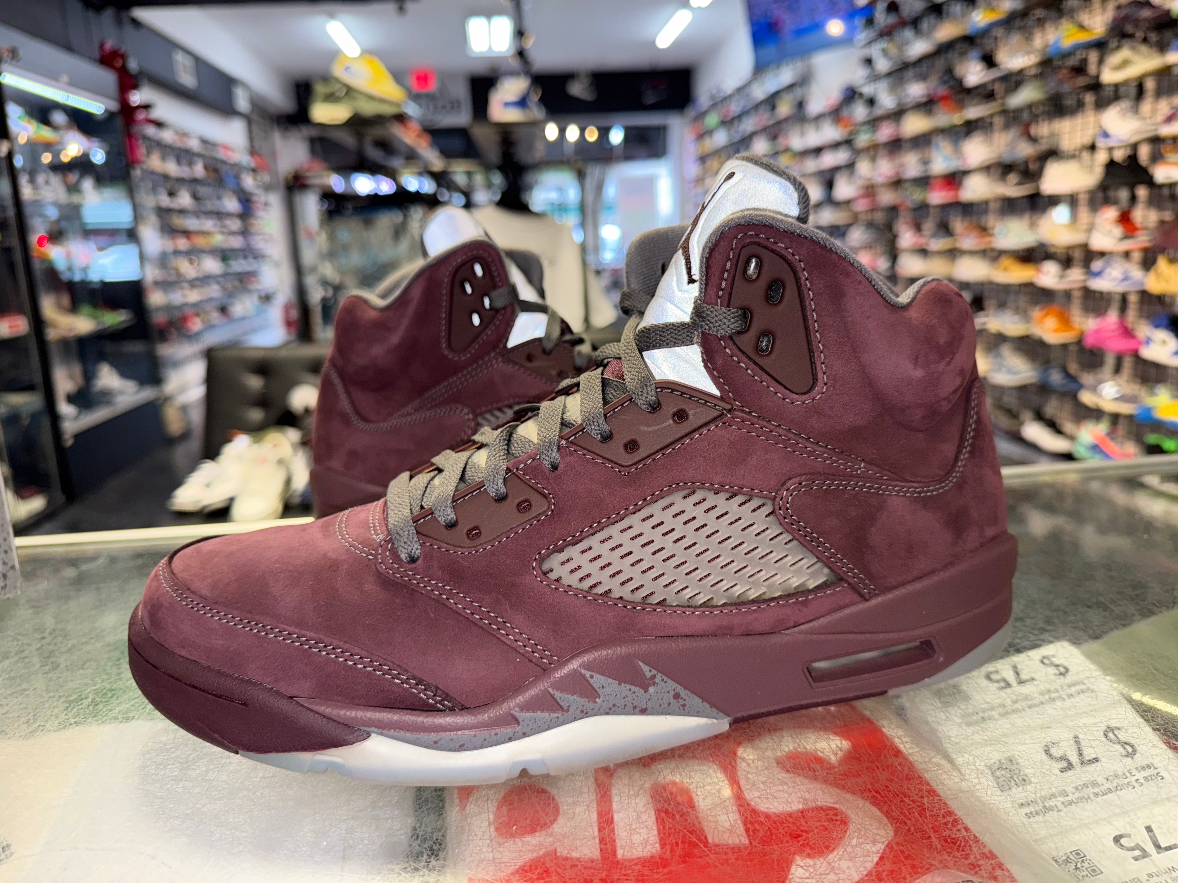 Size 11.5 Air Jordan 5 "Burgundy"