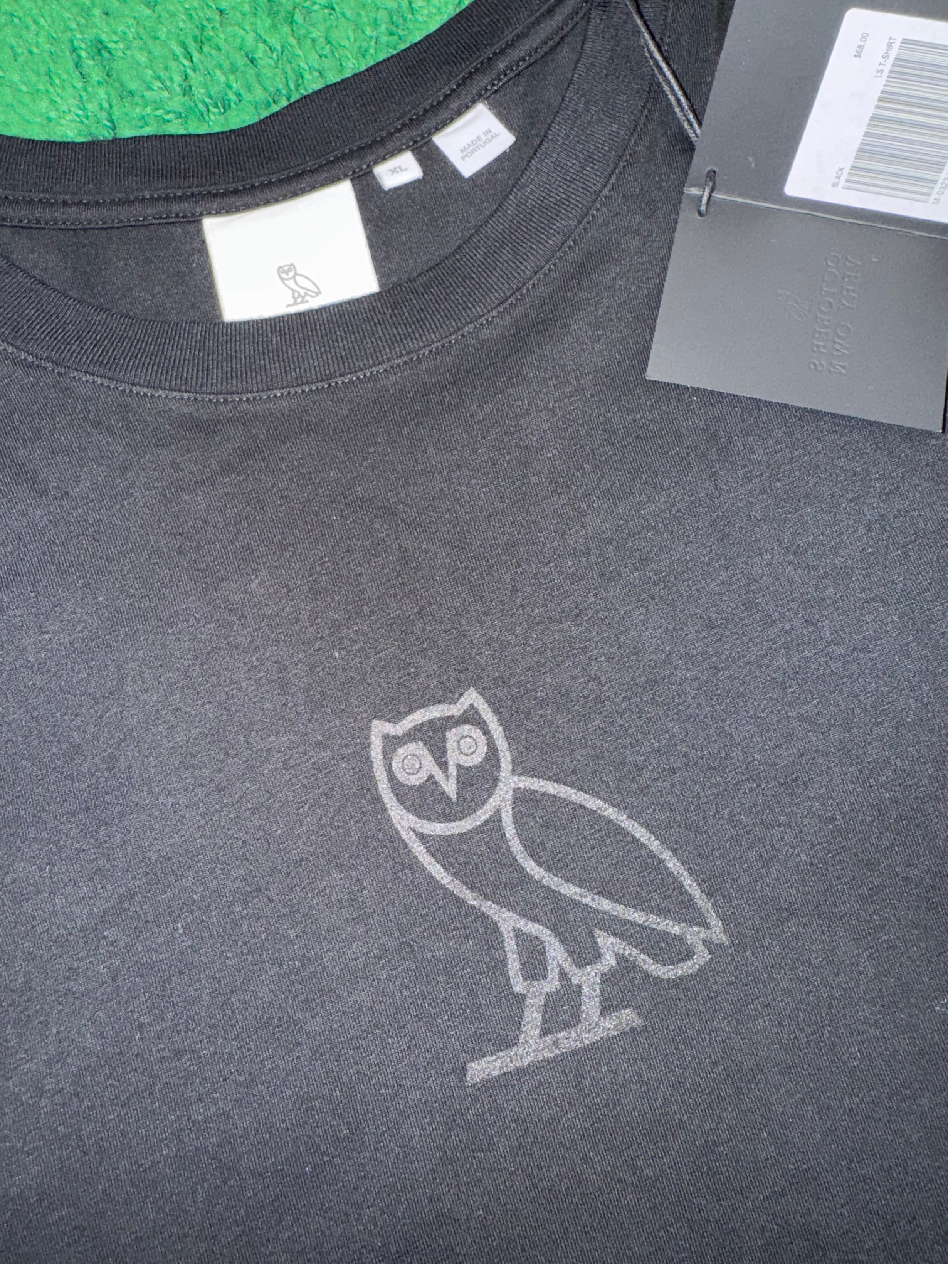 Size XL OVO Logo Long Sleeve “Black” Brand New