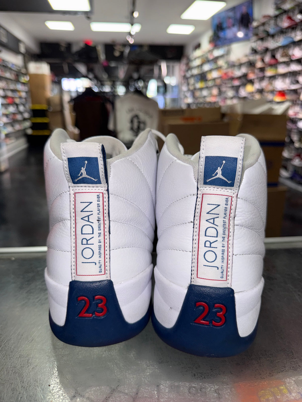 Air Jordan 12 French Blue sneaker, pre-owned – view 6