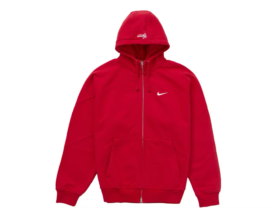 Size M Supreme x Nike Zip Up SS25 “Red” Brand New