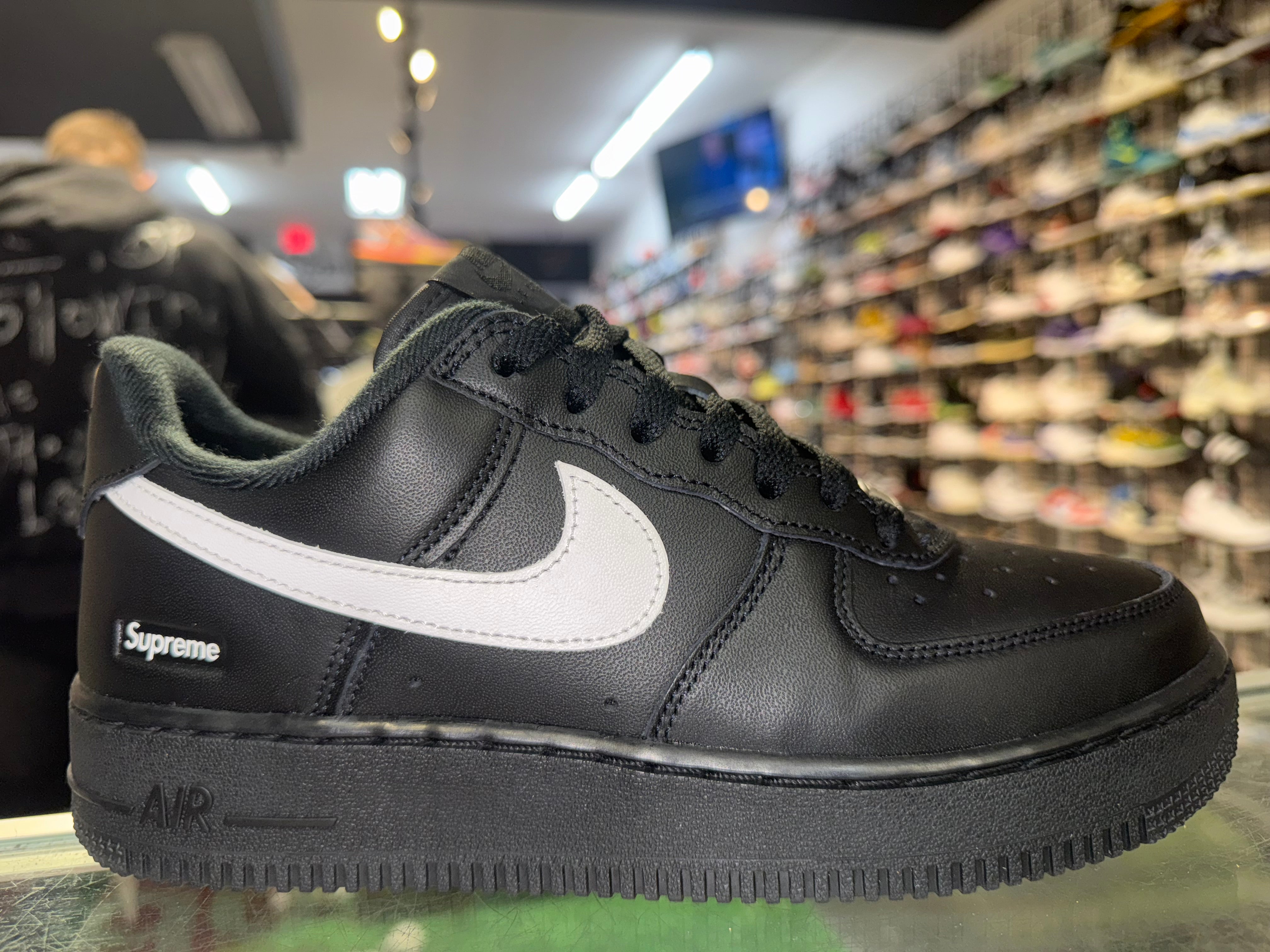 Size 6.5 Air Force 1 Supreme "Black White"