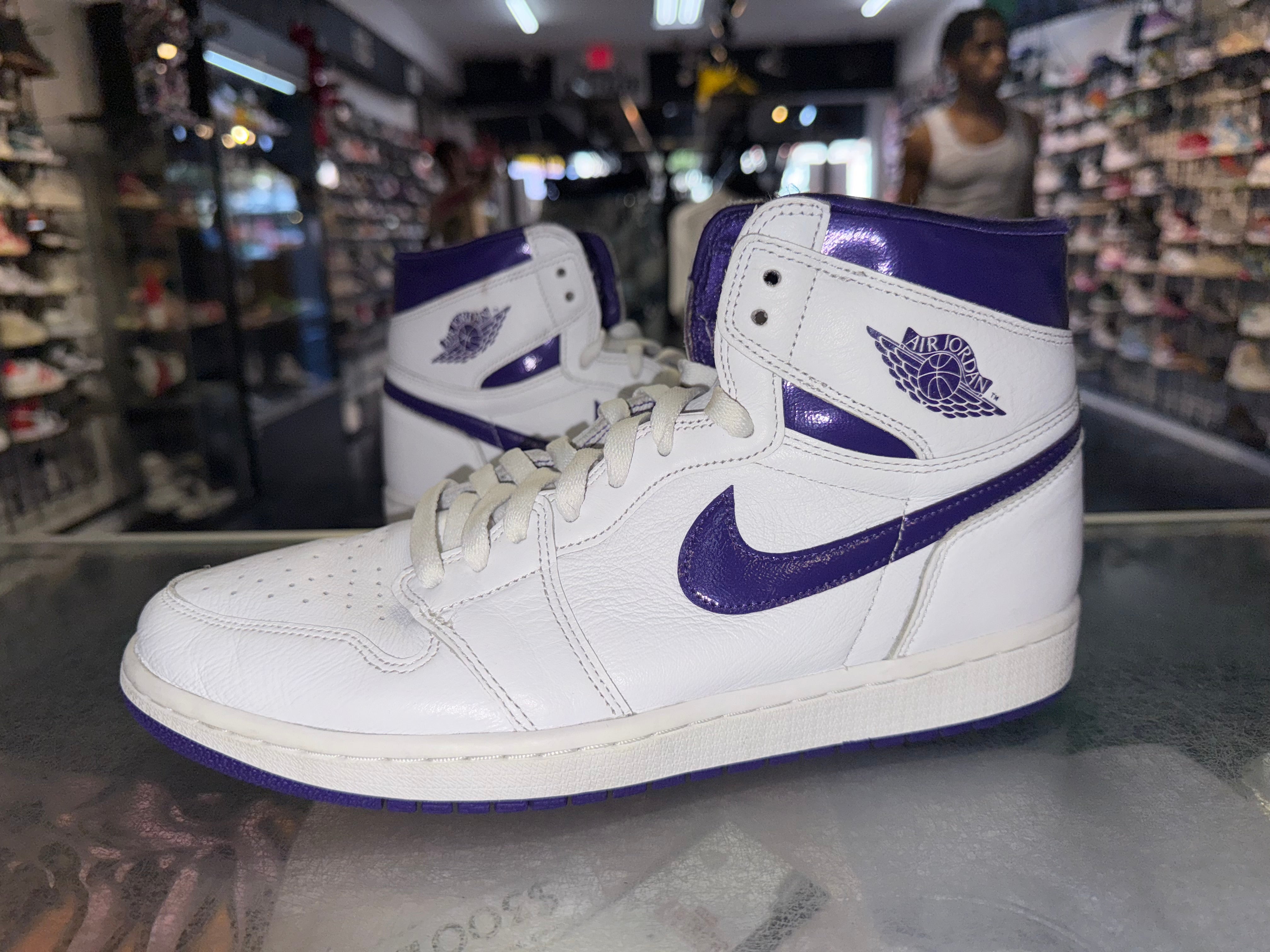 Size 10 (11.5W) Air Jordan 1 "Metallic Purple"