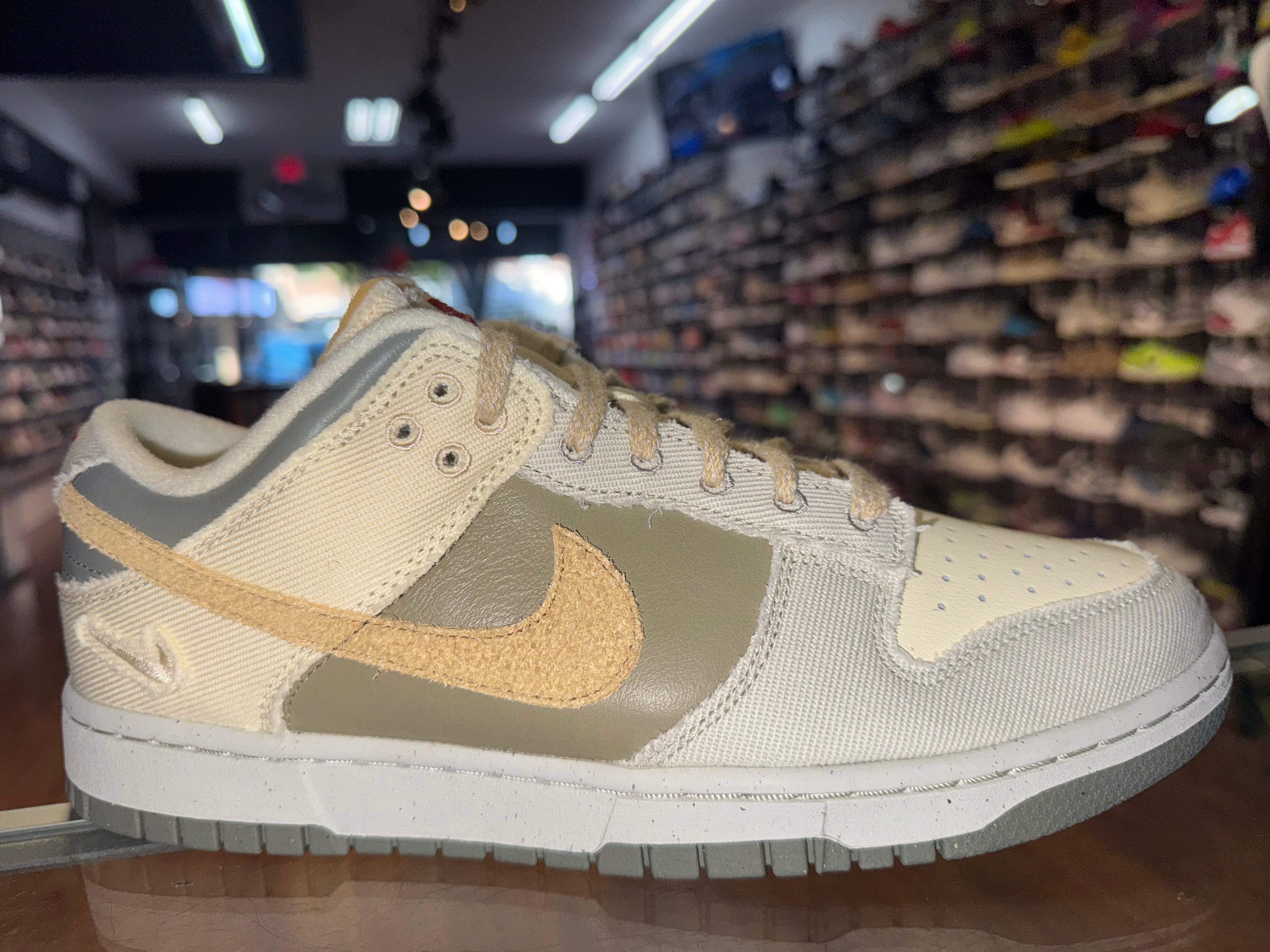 Size 9 (10.5W) Dunk Low "Light Bone Dark Stucco" Brand New