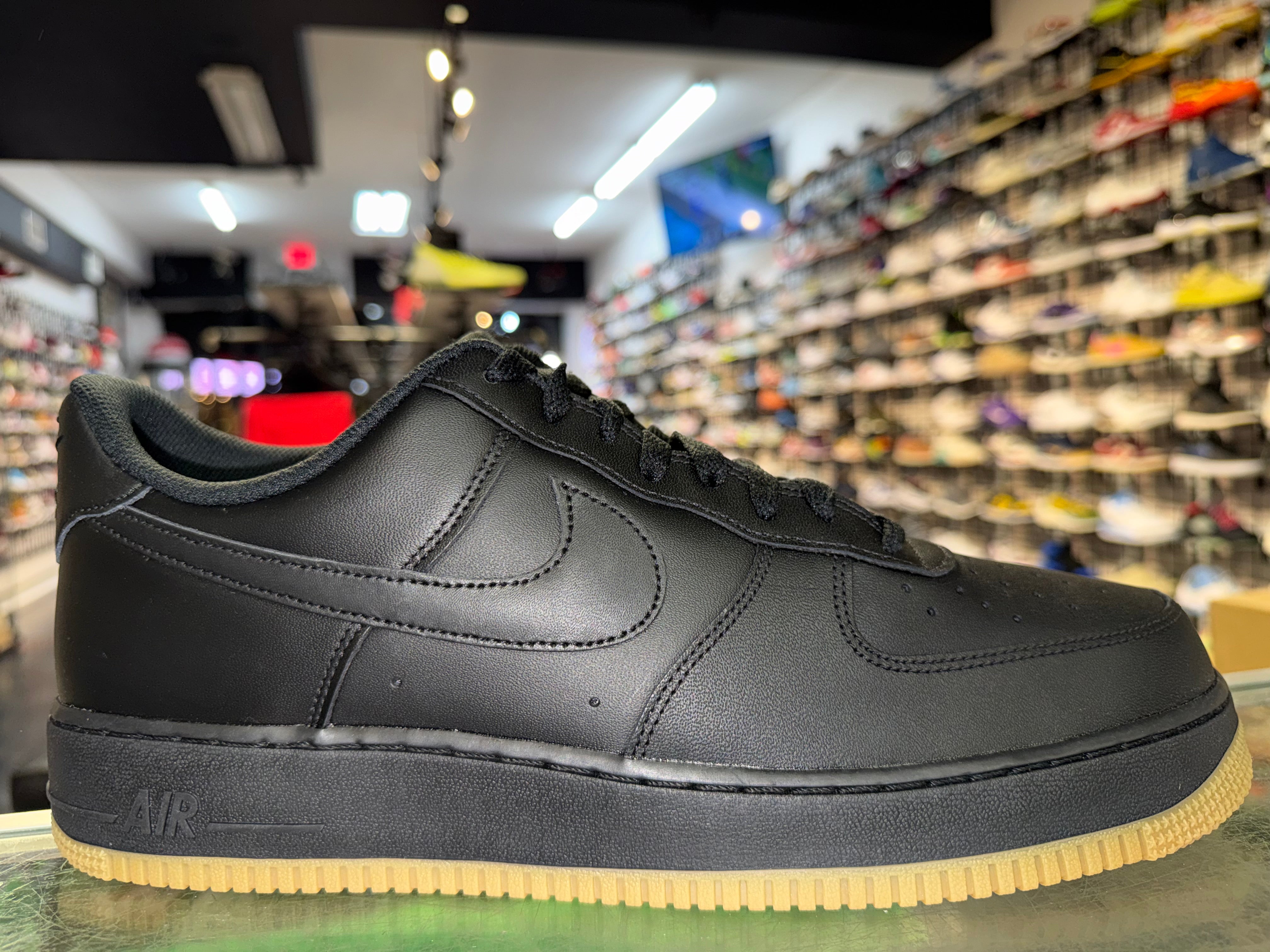 Size 13 Air Force 1 "Black Gum" Brand New
