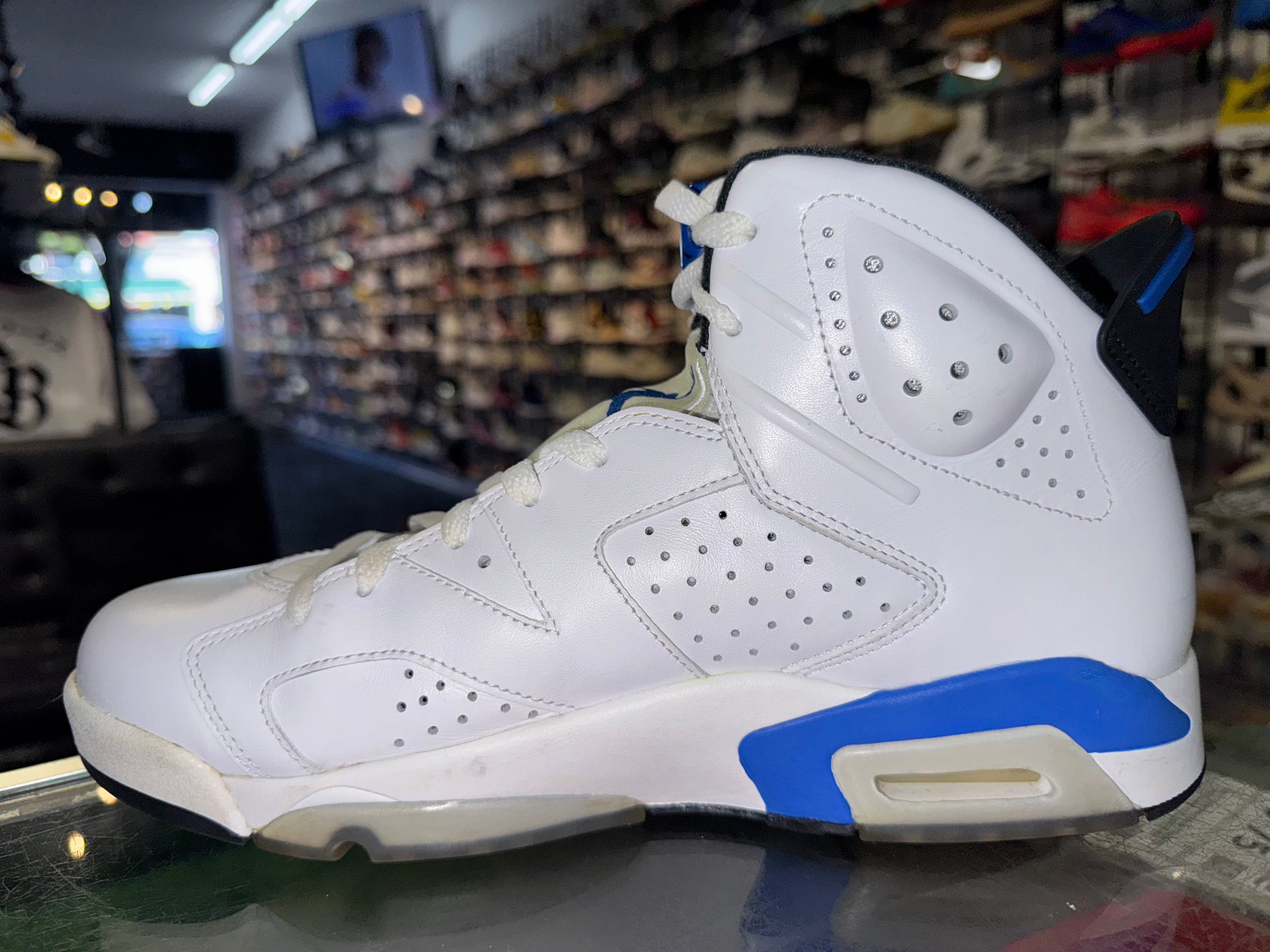 Size 10 Air Jordan 6 "Sport Blue"