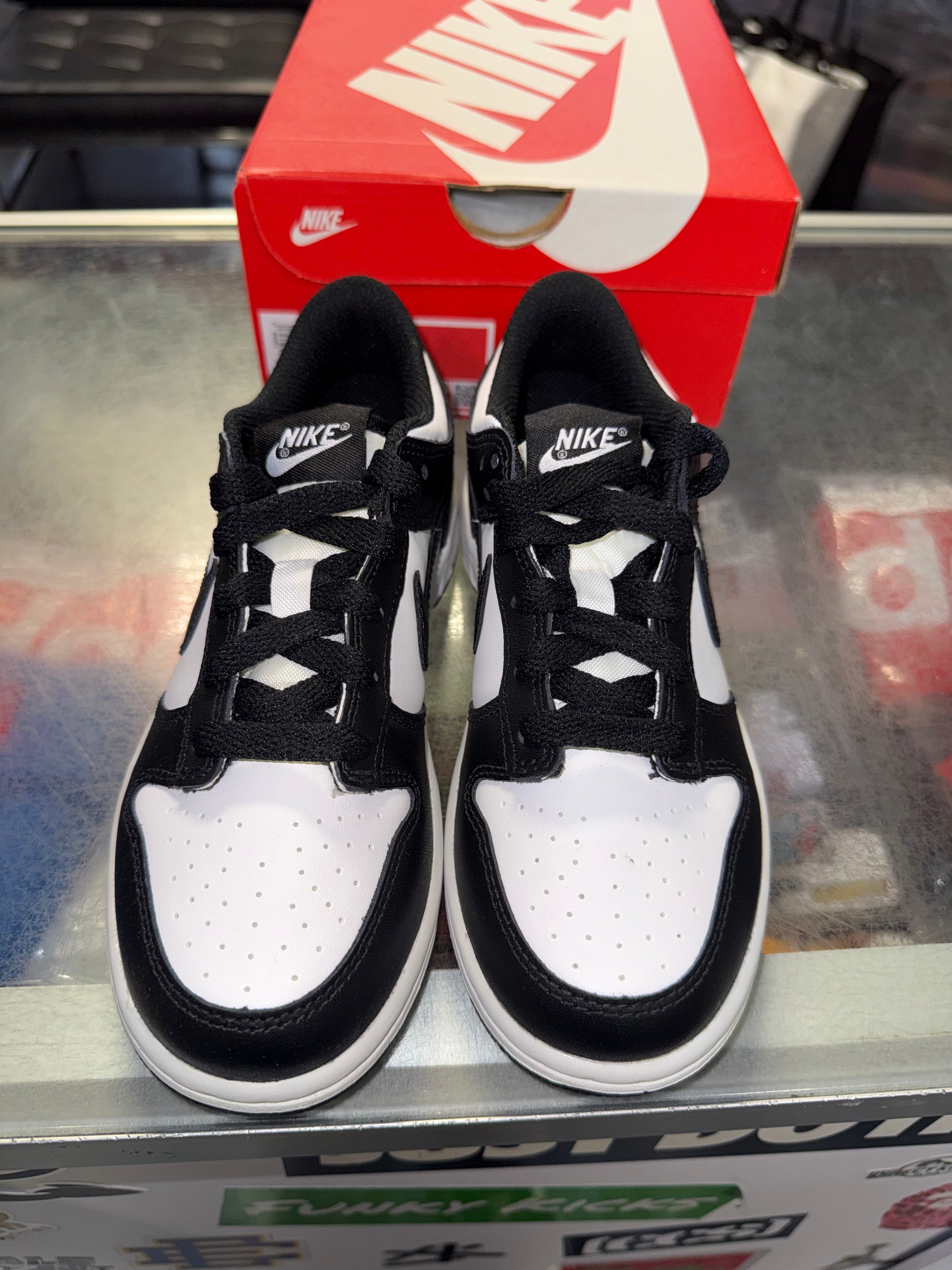 Size 1.5y Dunk Low “Panda” Brand New (PS)
