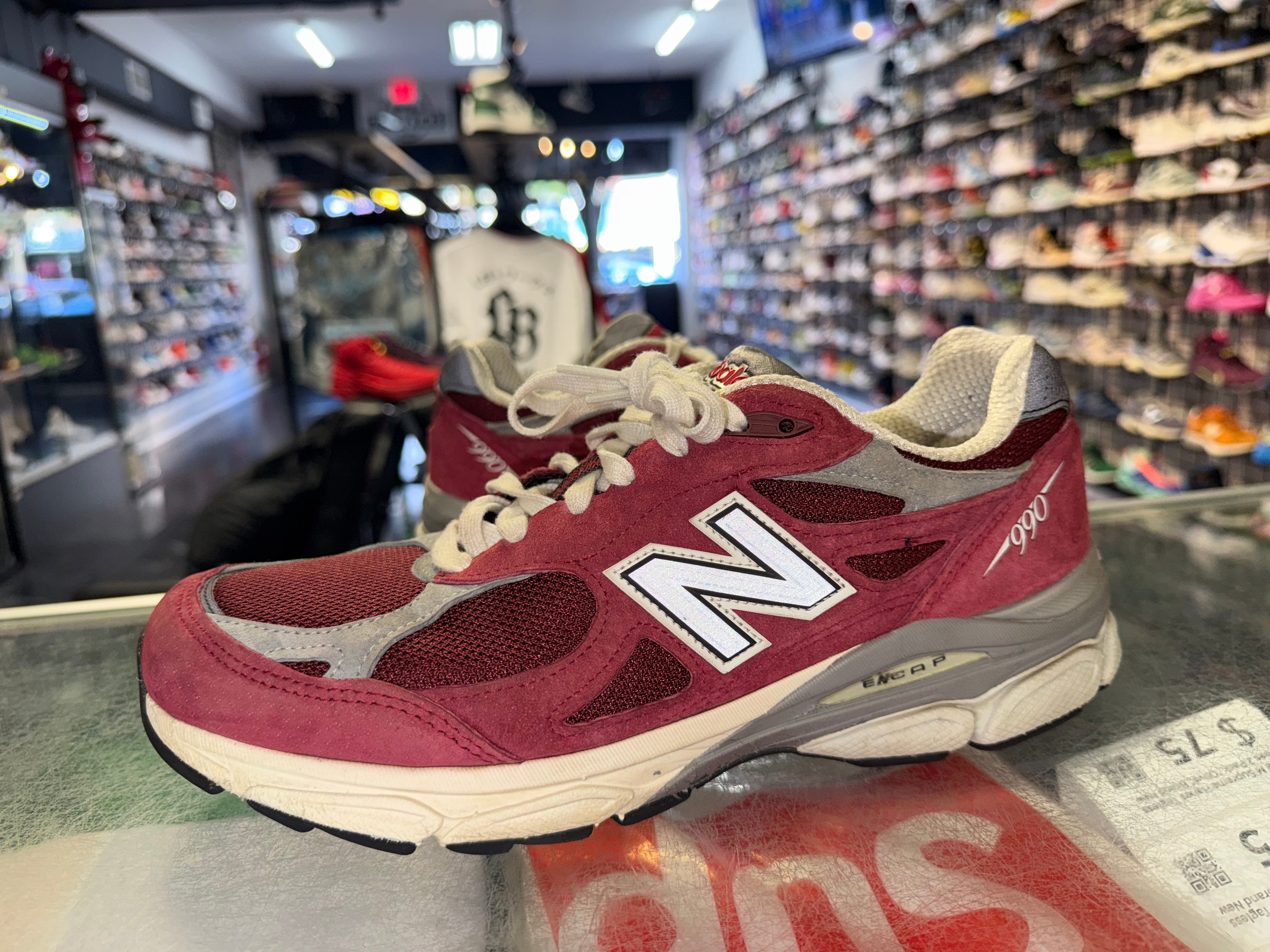Size 9.5 New Balance 990 "Team Red"