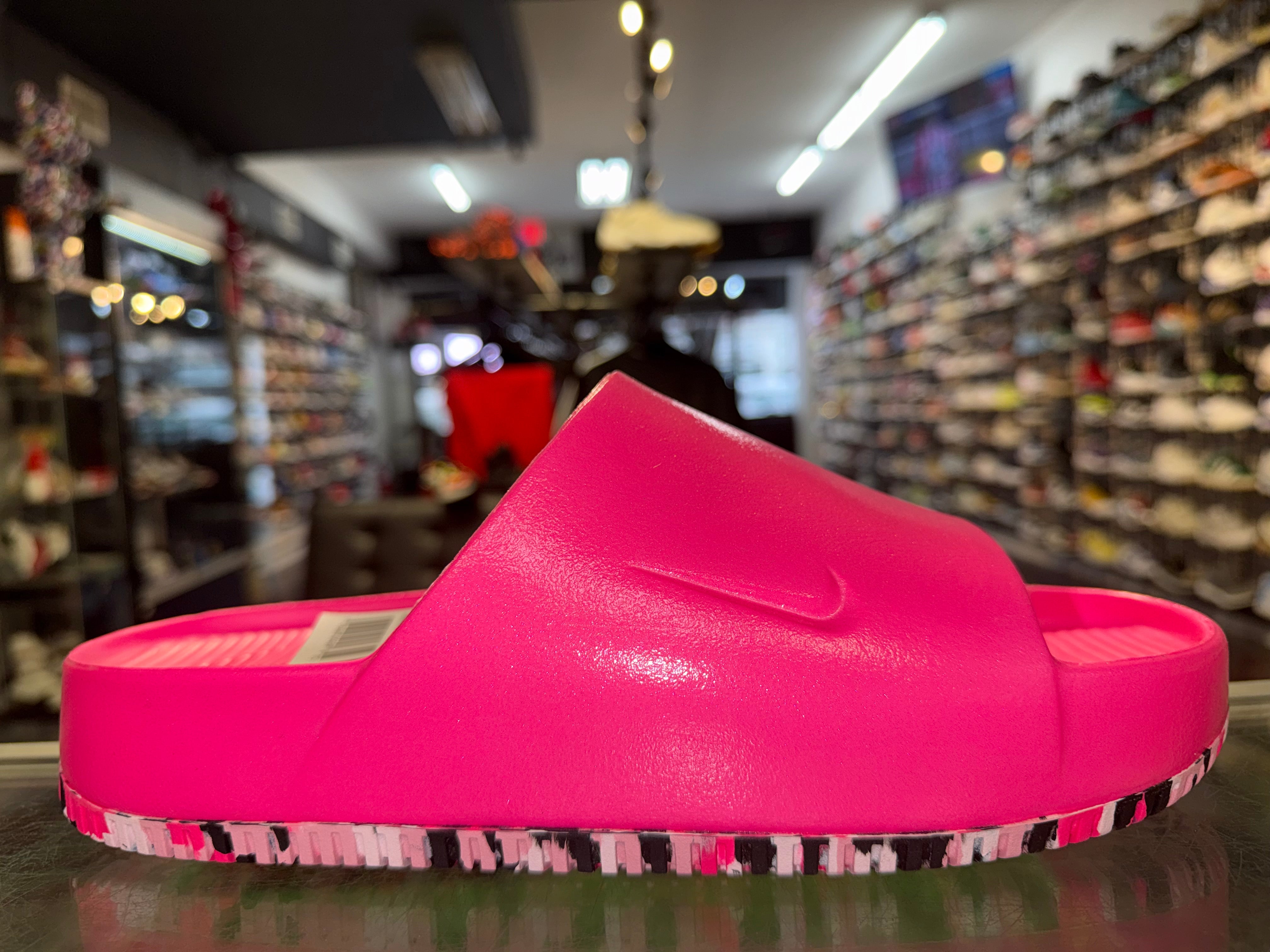 Size 10 (11W) Nike Calm Slide A’ja Wilson “Pink” Brand New