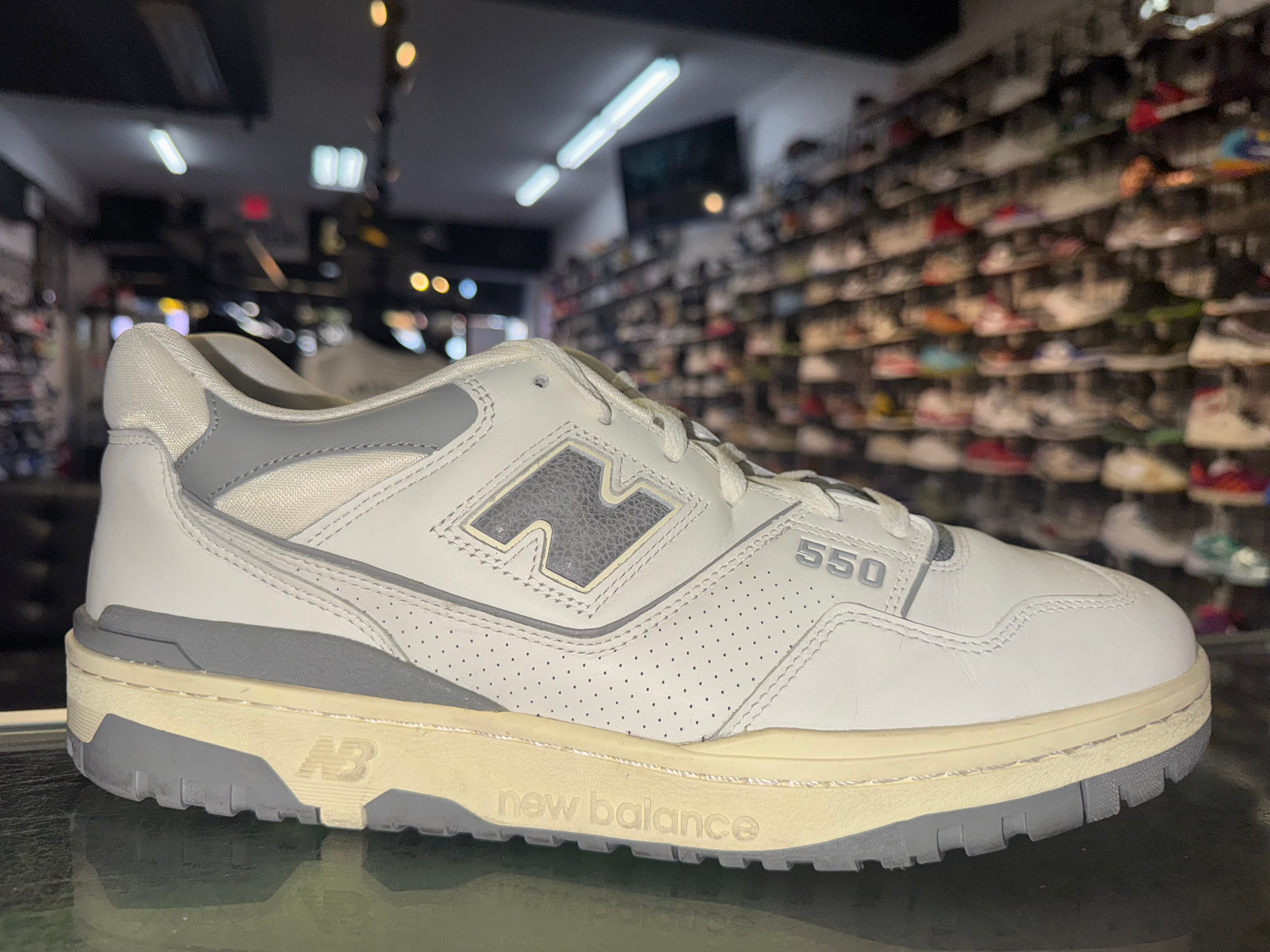 Size 13 New Balance 550 Aime Leon Dore "White Grey"