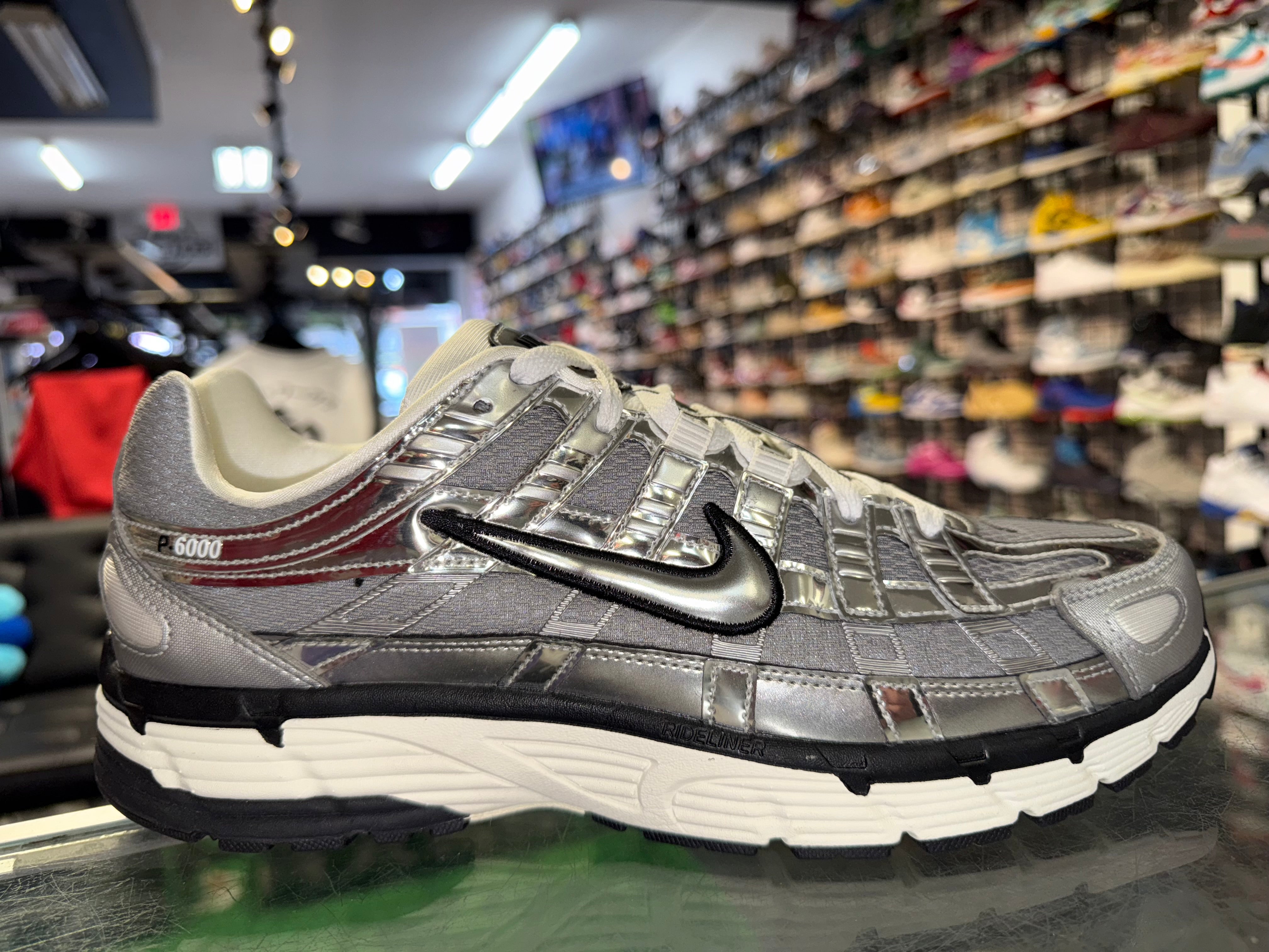 Size 10.5 Nike P-6000 "Metallic Silver"