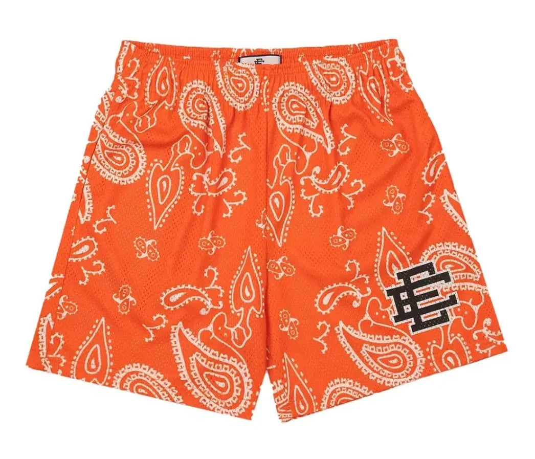Size M Eric Emanuel EE Shorts “Paisley Orange”
