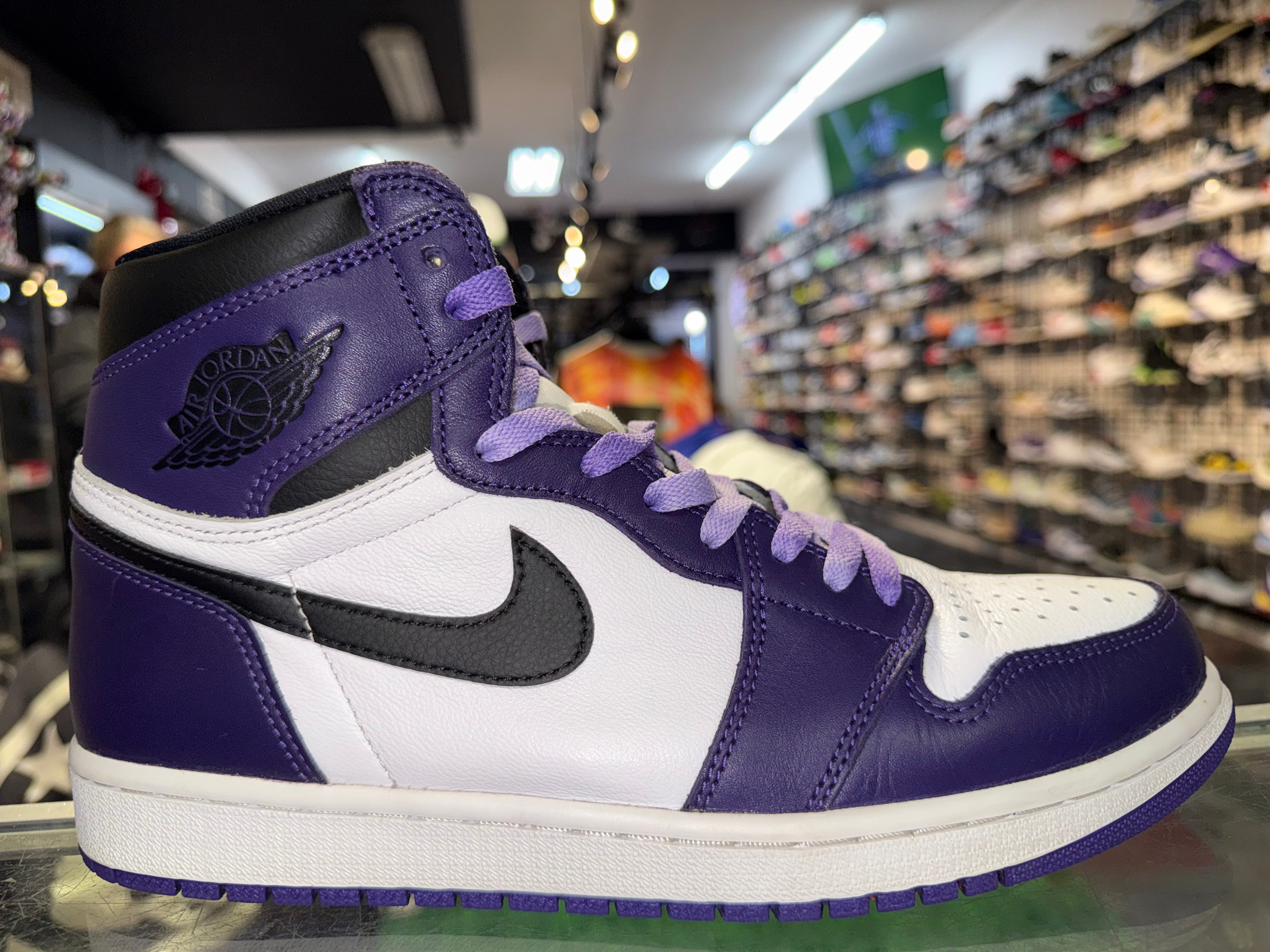 Size 10.5 Air Jordan 1 "Court Purple 2.0"