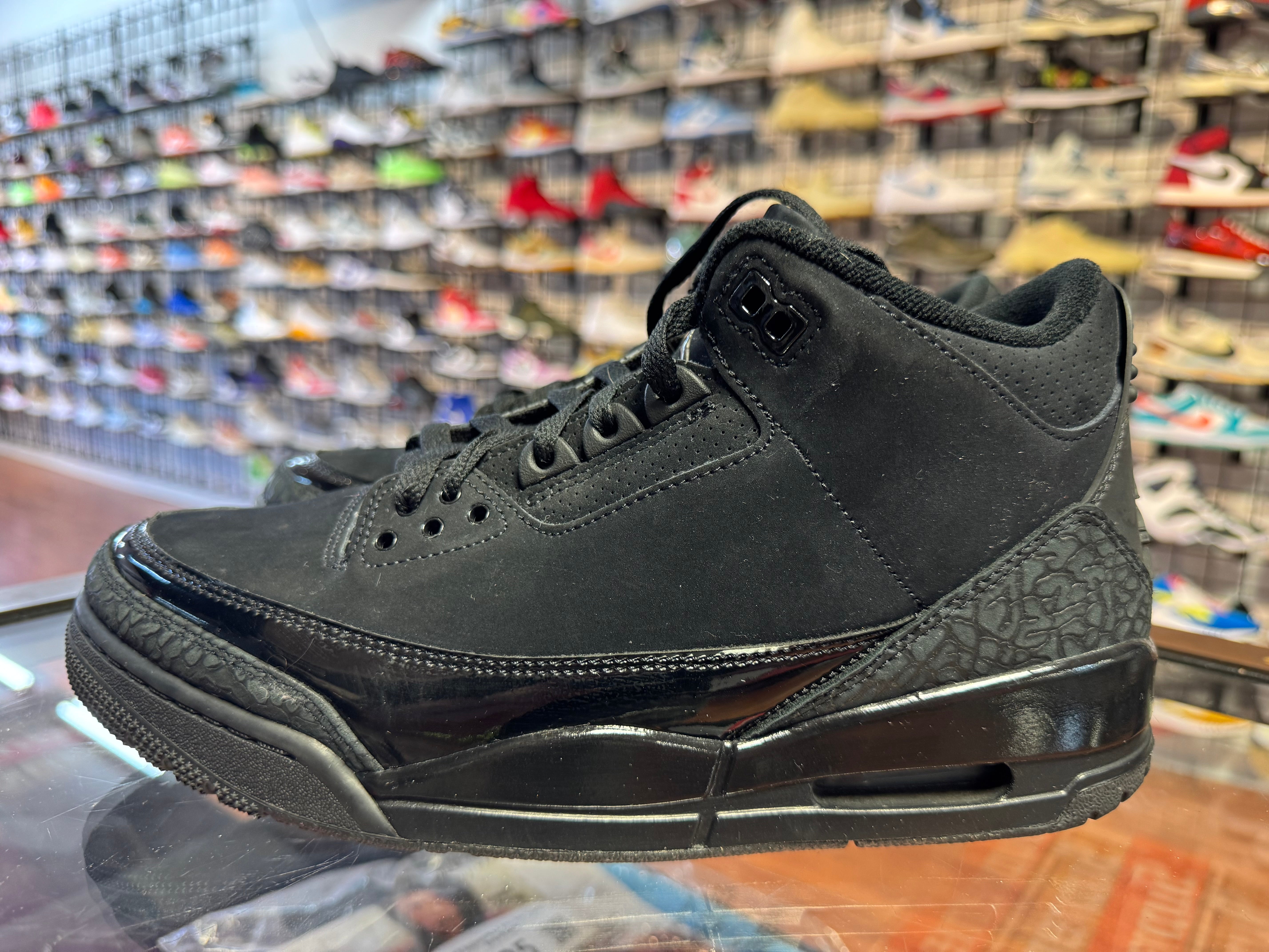 Size 9 Air Jordan 3 "Black Cat"