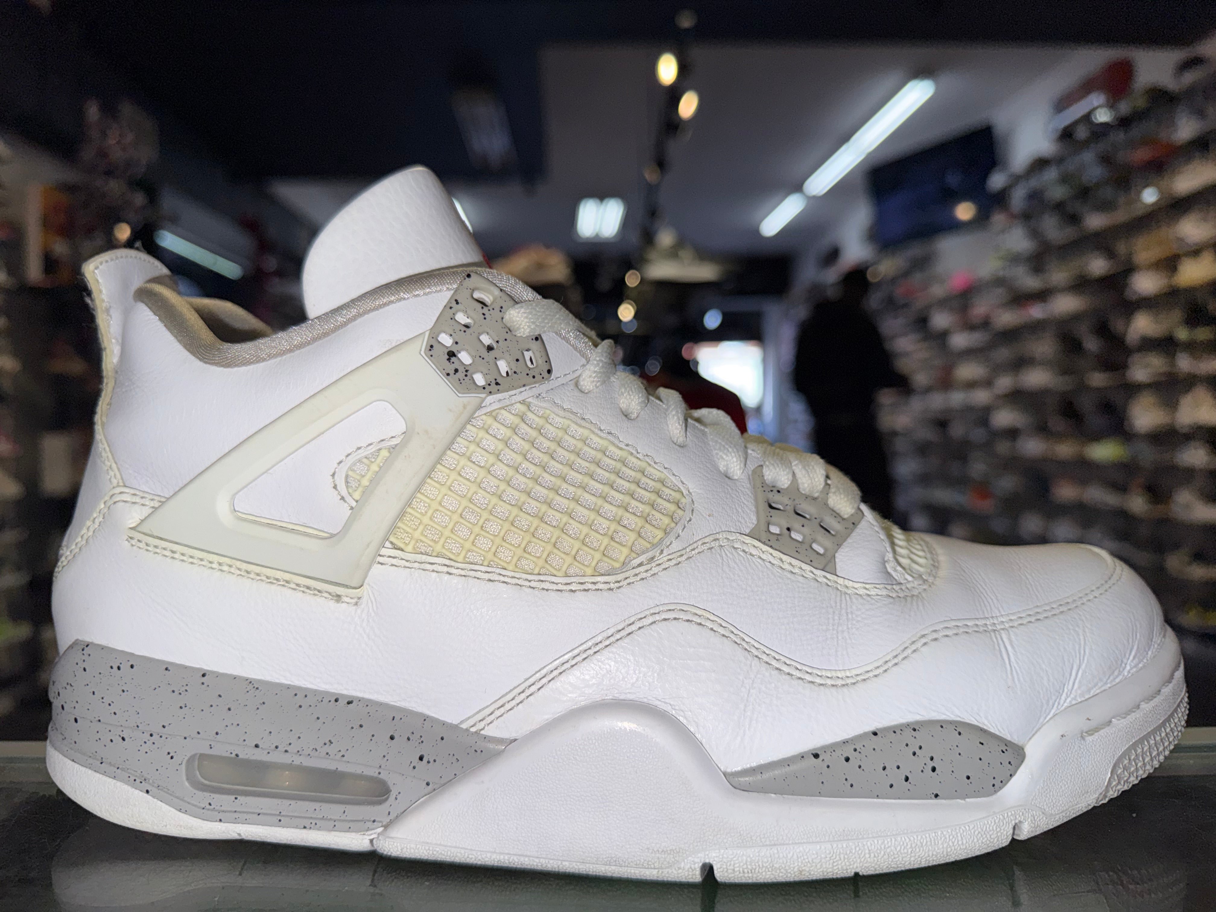 Size 11 Air Jordan 4 "White Oreo"