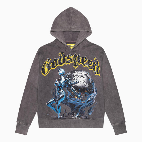 Size L Godspeed Robot World Hoodie “Grey”