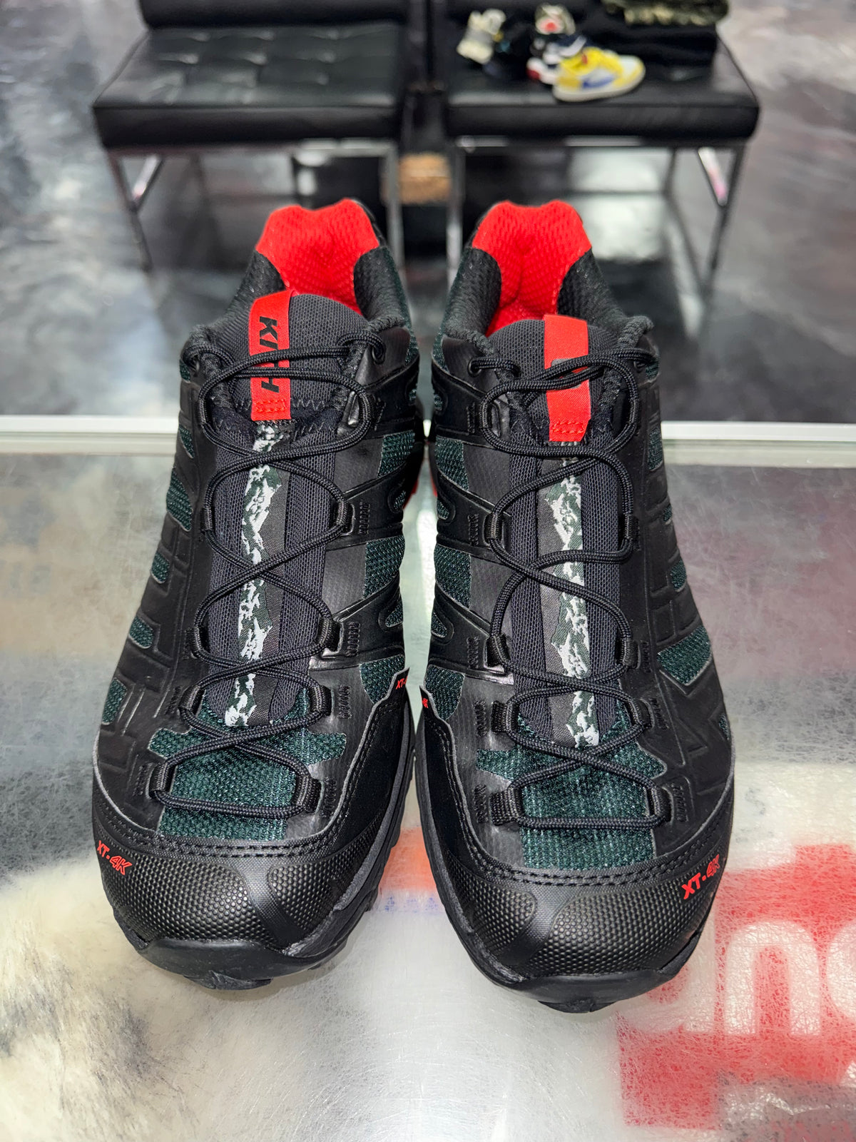 Salomon XT-4K Kith Kithmas Black sneaker, pre-owned, size 9 – view 5