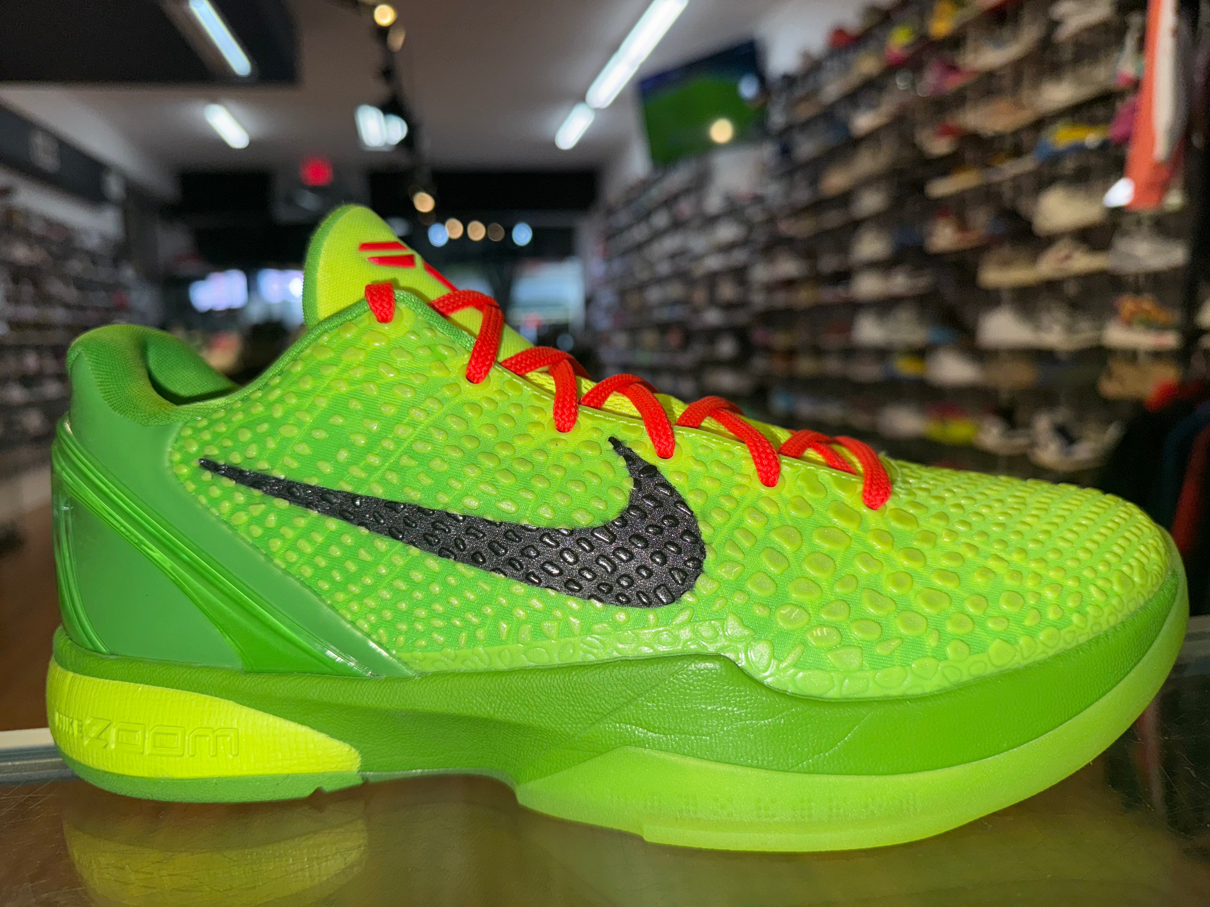 Size 9.5 Kobe 6 Protro "Grinch"
