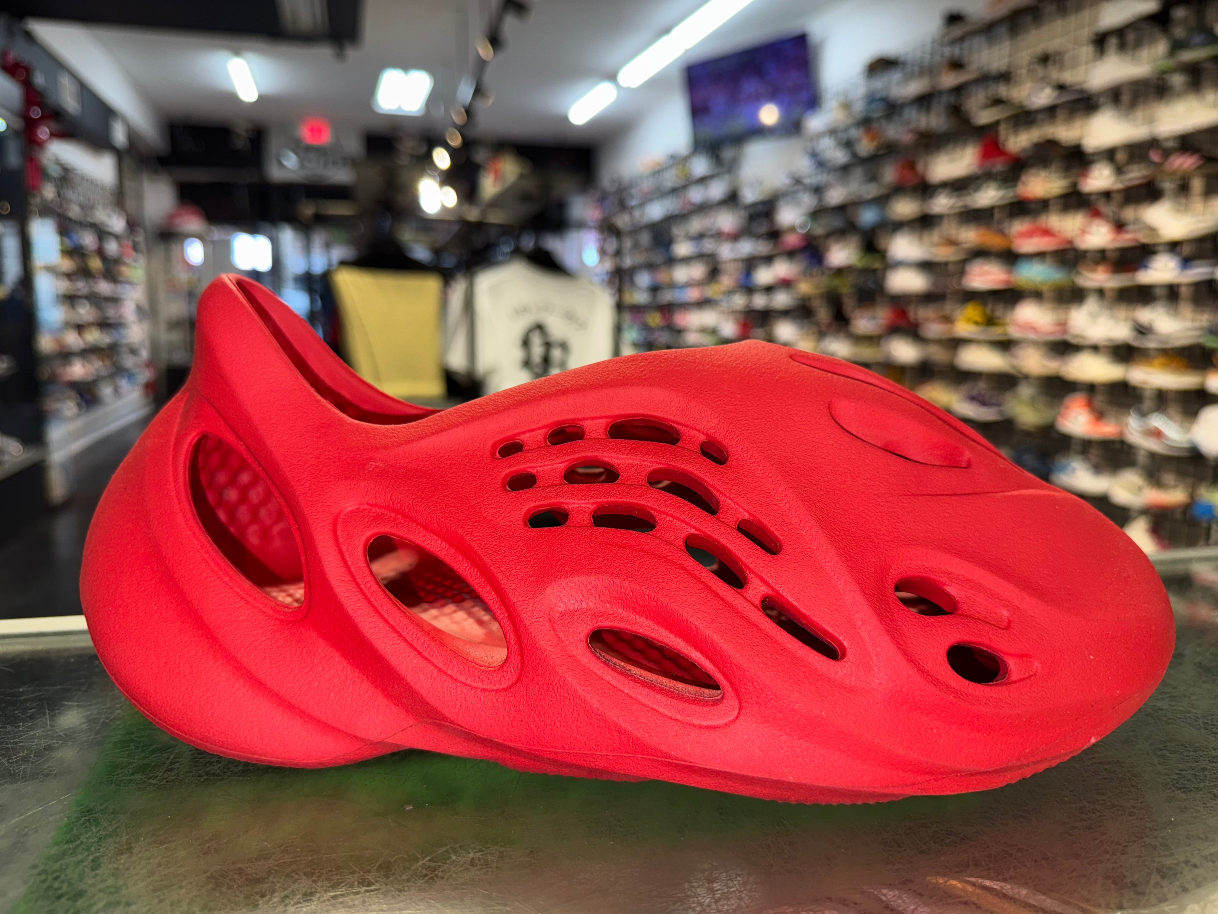 Size 10 Yeezy Foam RNNR "Vermillion"