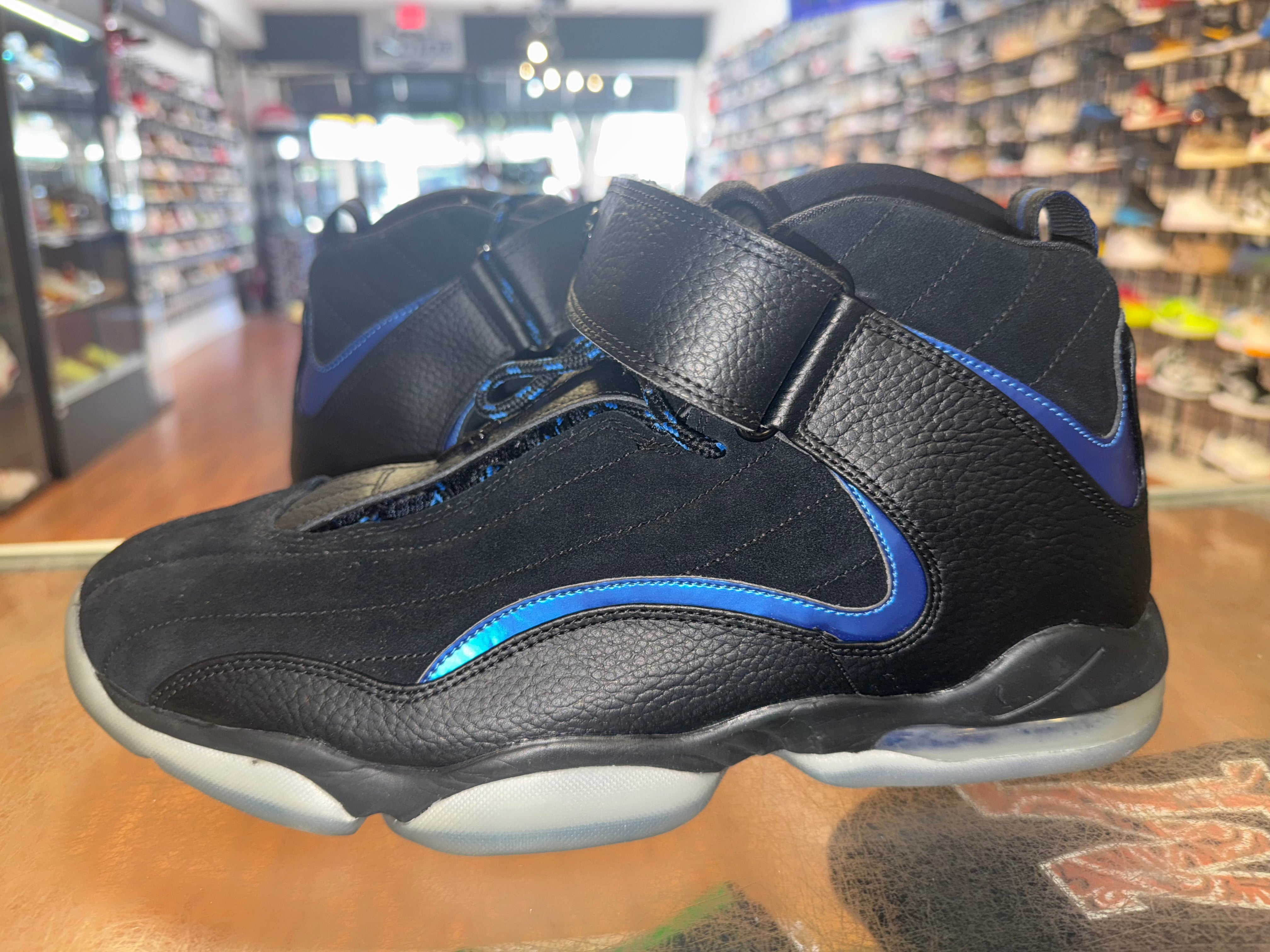Size 13 Air Penny IV "Black Atlantic Blue"