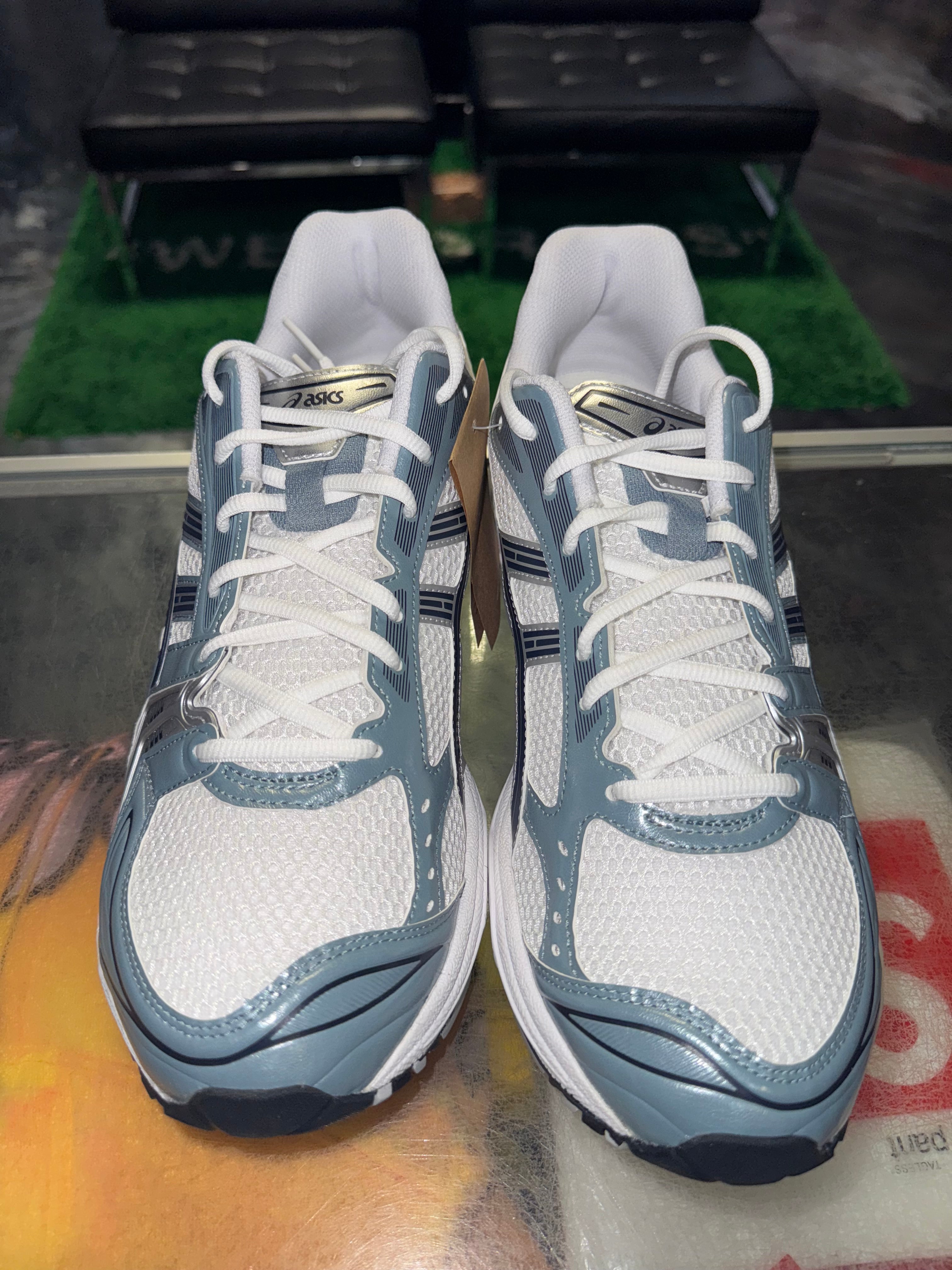 Size 13 Asics Gel-Kayano 14 "White Fjord Grey" Brand New
