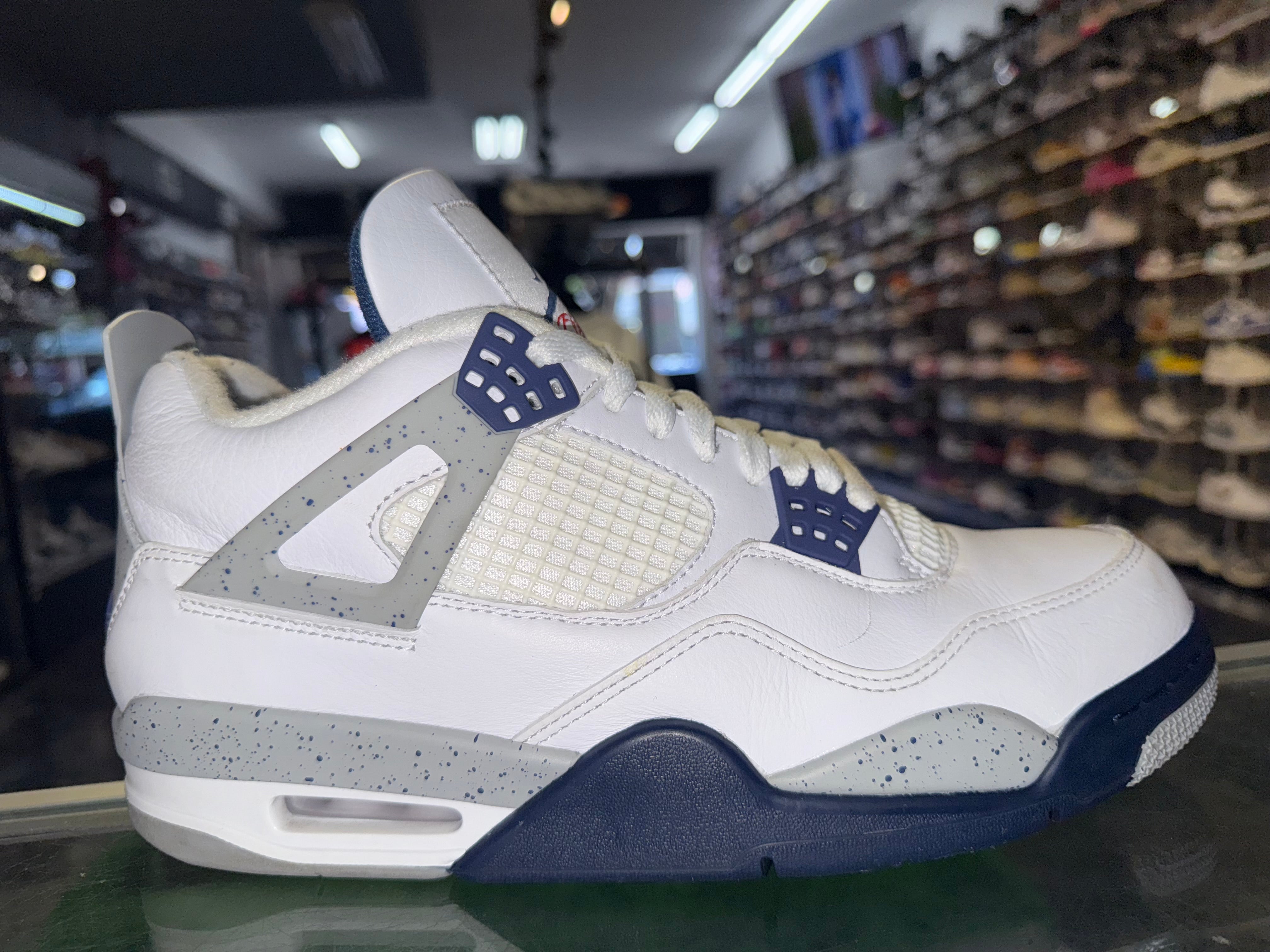 Size 9.5 Air Jordan 4 “Midnight Navy”