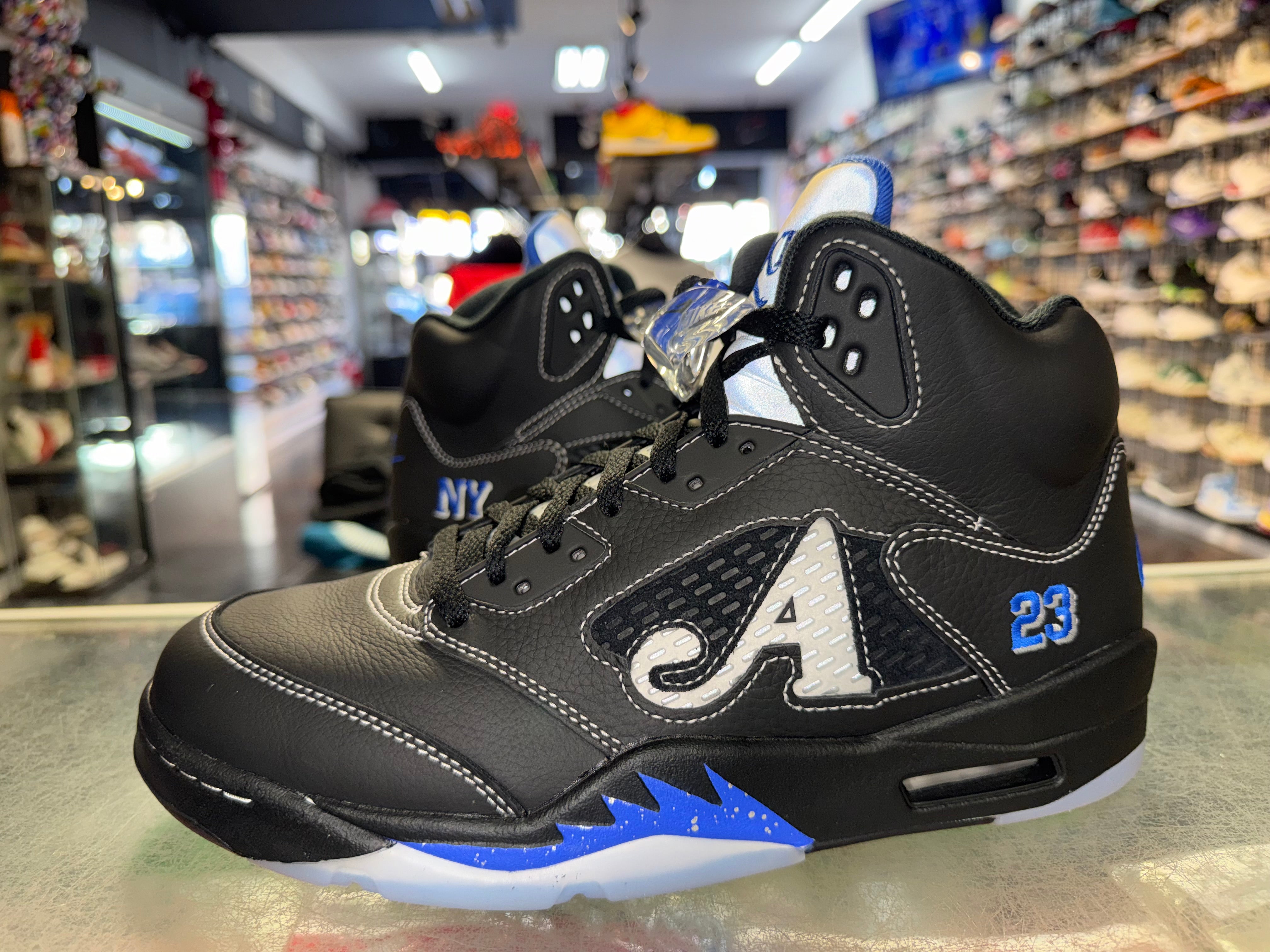 Size 9 Air Jordan 5 Awake NY "Black" Worn 1x