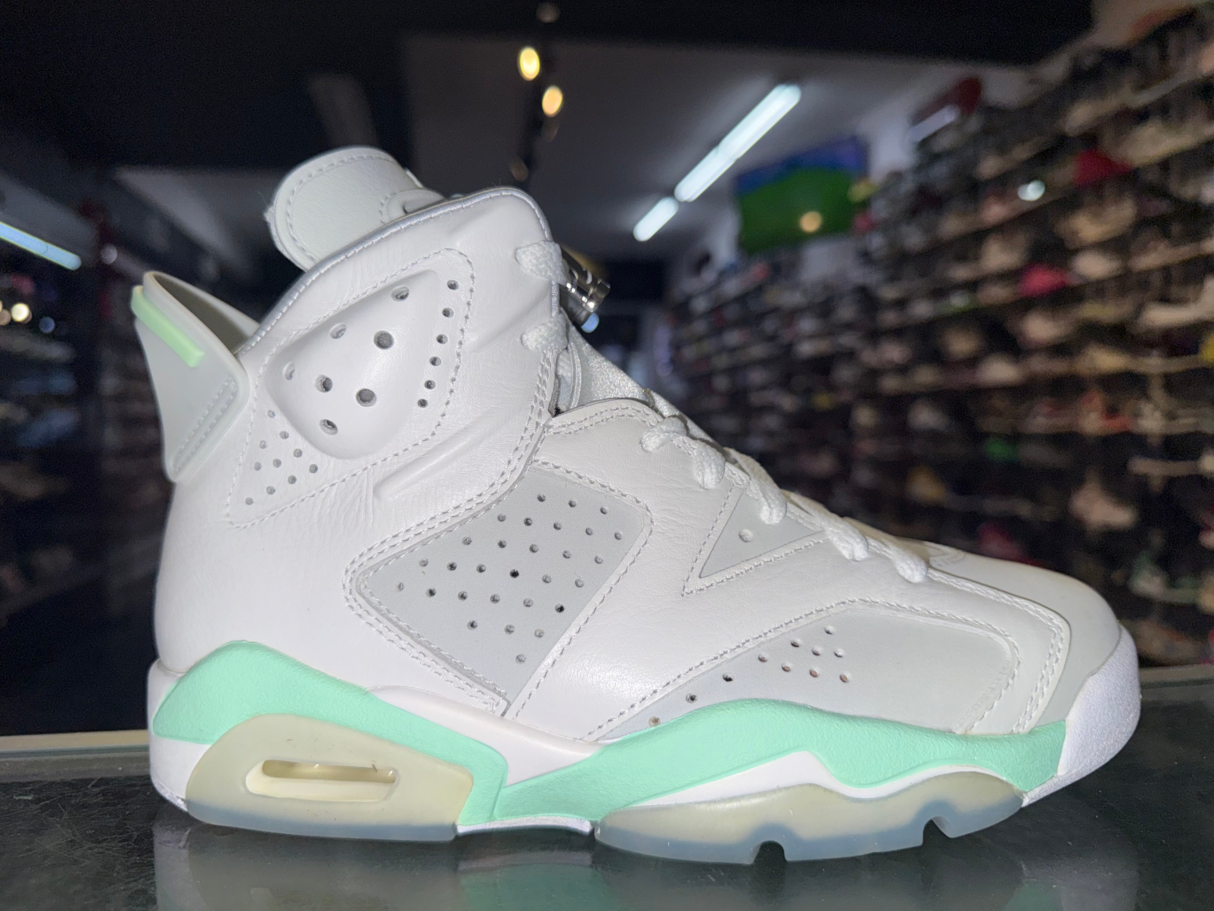 Size 4 (5.5W) Air Jordan 6 "Mint Foam" Brand New