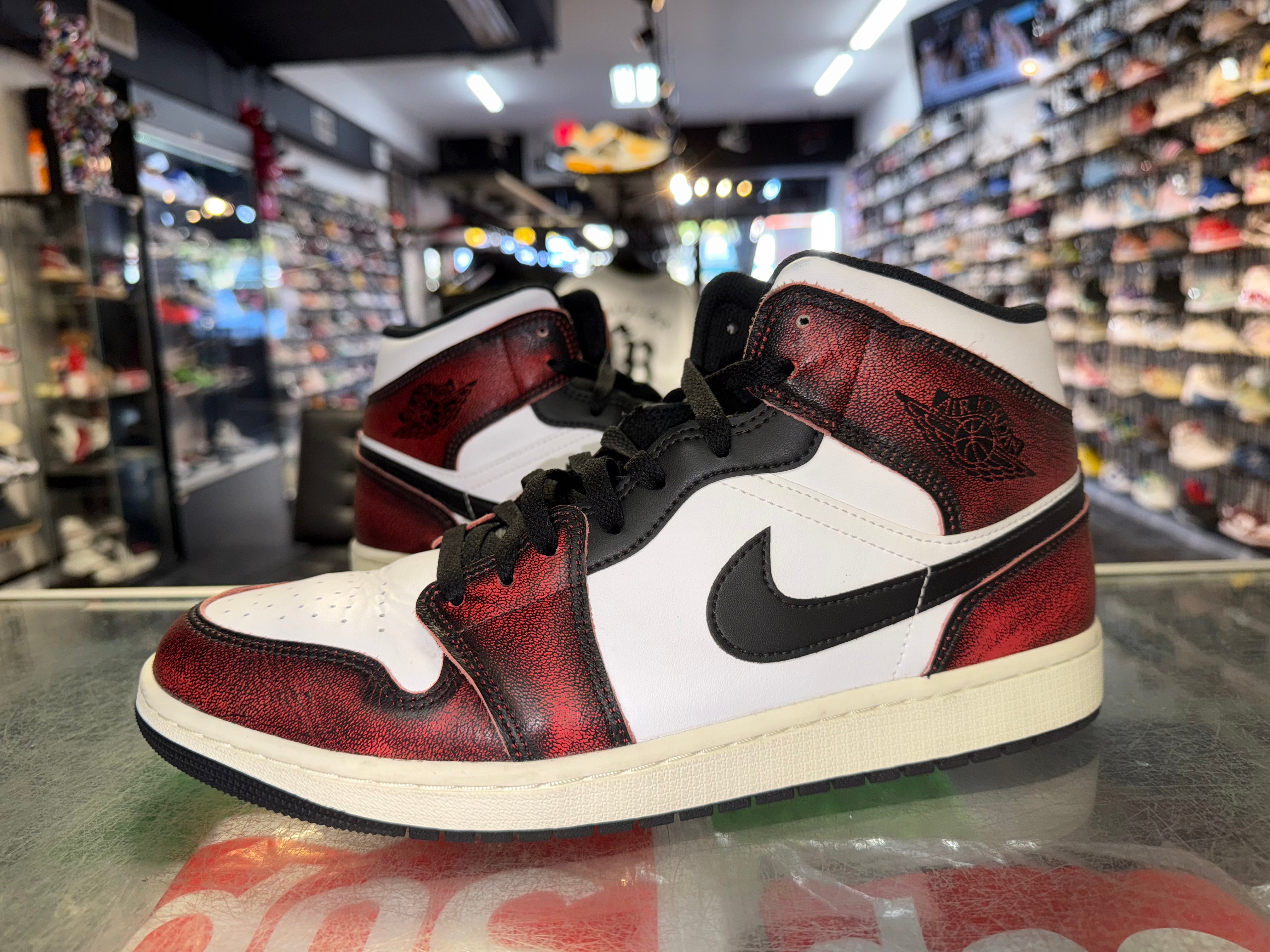 Size 11.5 Air Jordan 1 Mid "Wear-Away Chicago"