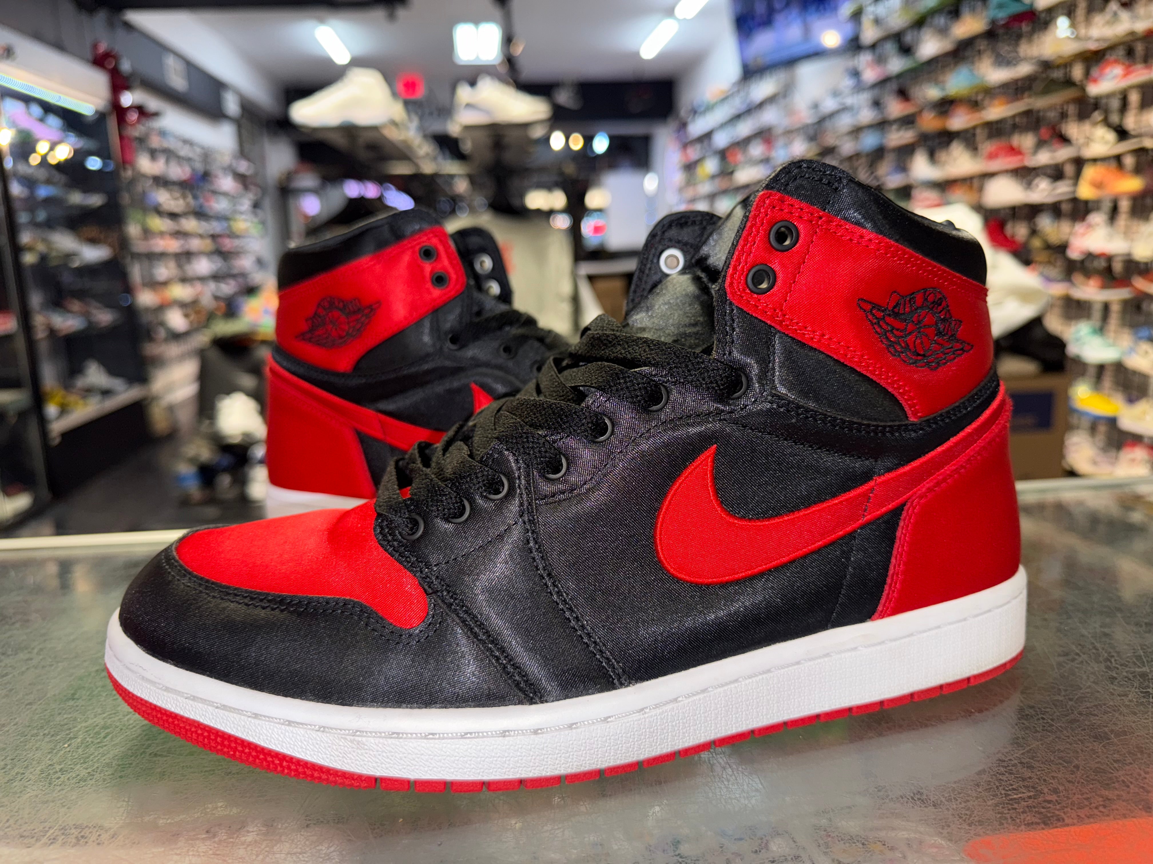Size 10.5 Air Jordan 1 "Satin Bred"