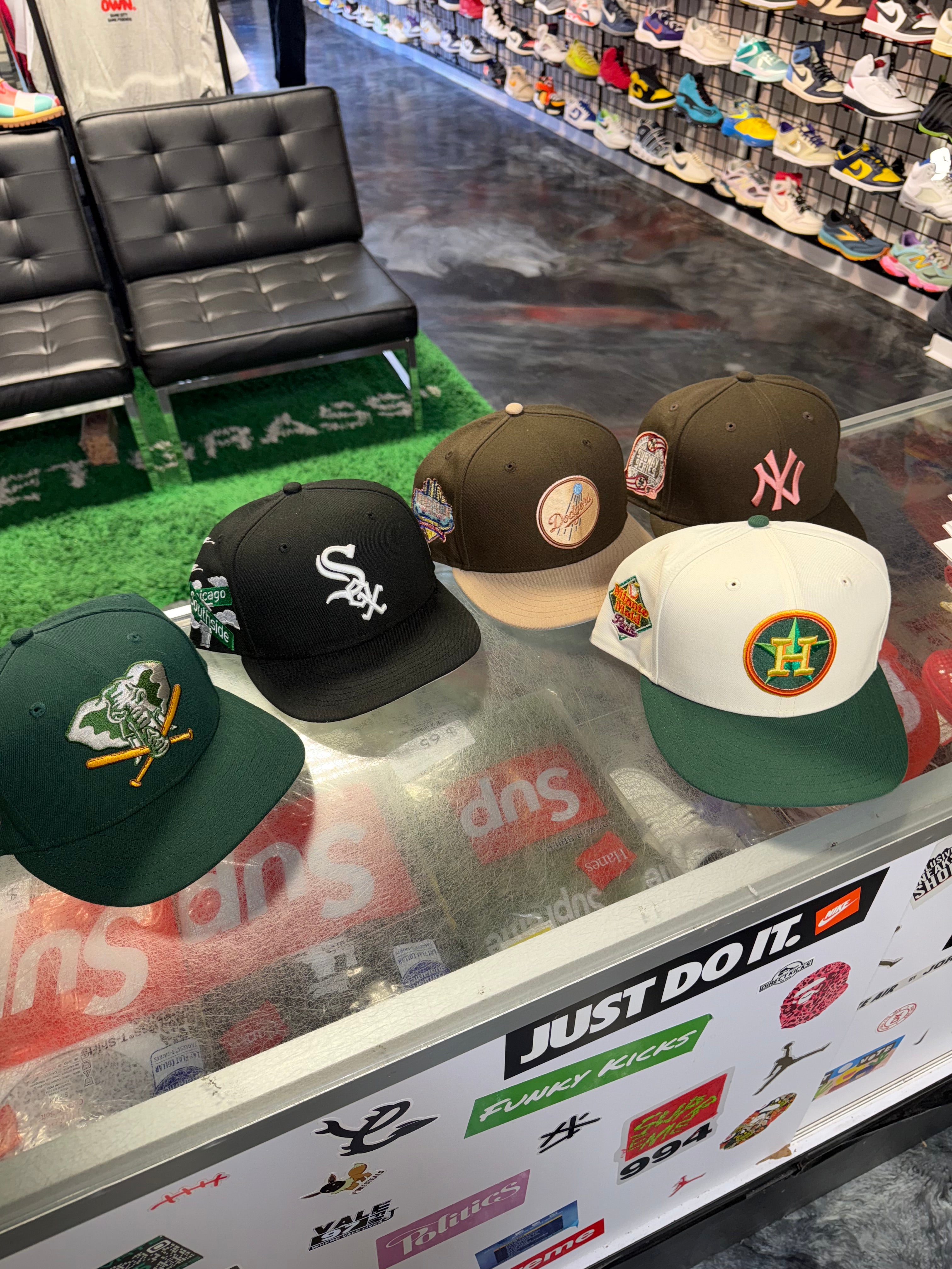 Size 7 1/2 5 New Era Fitted Hat Bundle