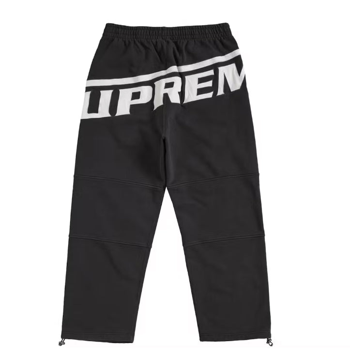 Size L Supreme Wrap Around Sweatpants “Washed Black”
