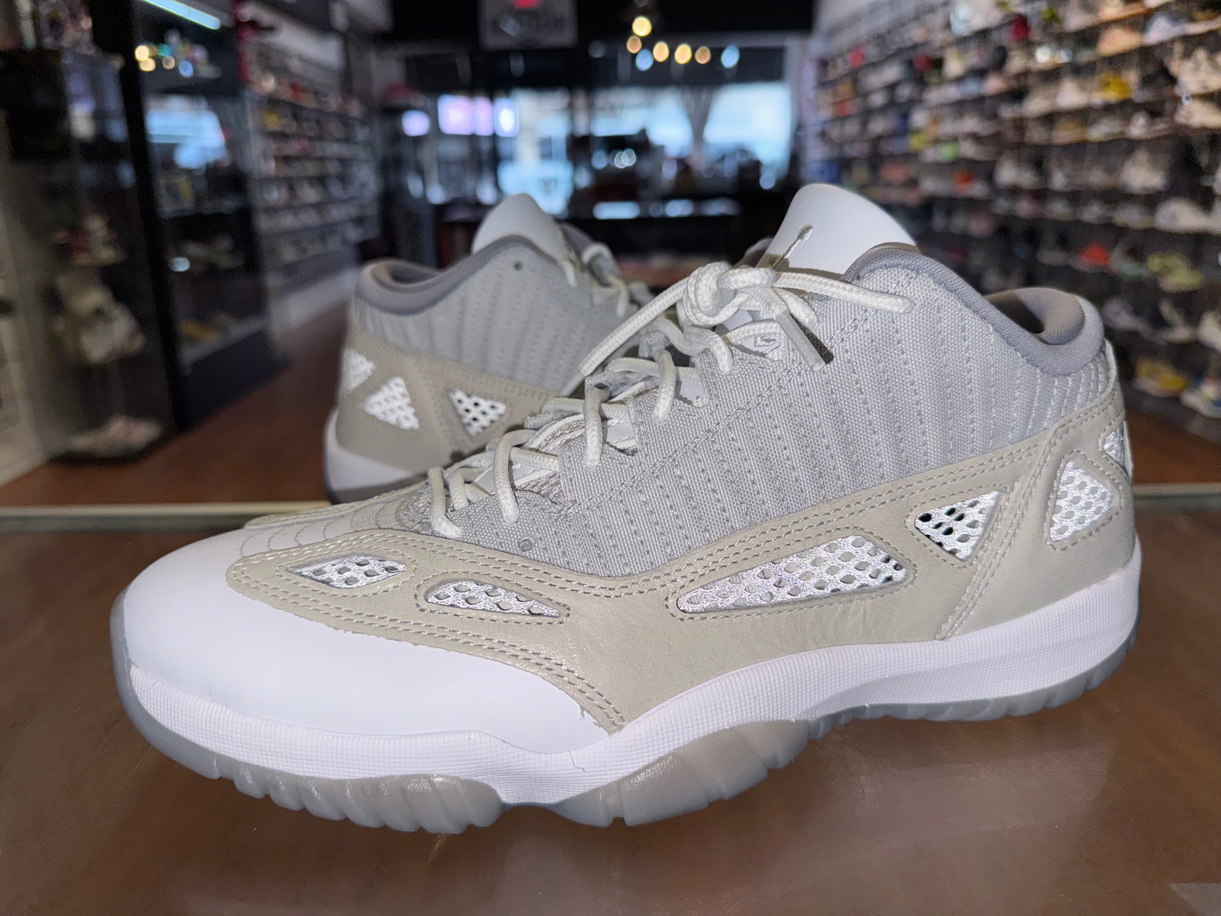 Size 10 Air Jordan 11 Low IE "Light Orewood"