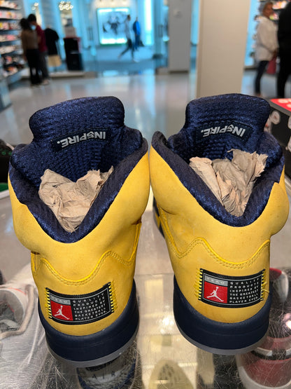 Size 12 Air Jordan 5 “Michigan” (Mall)