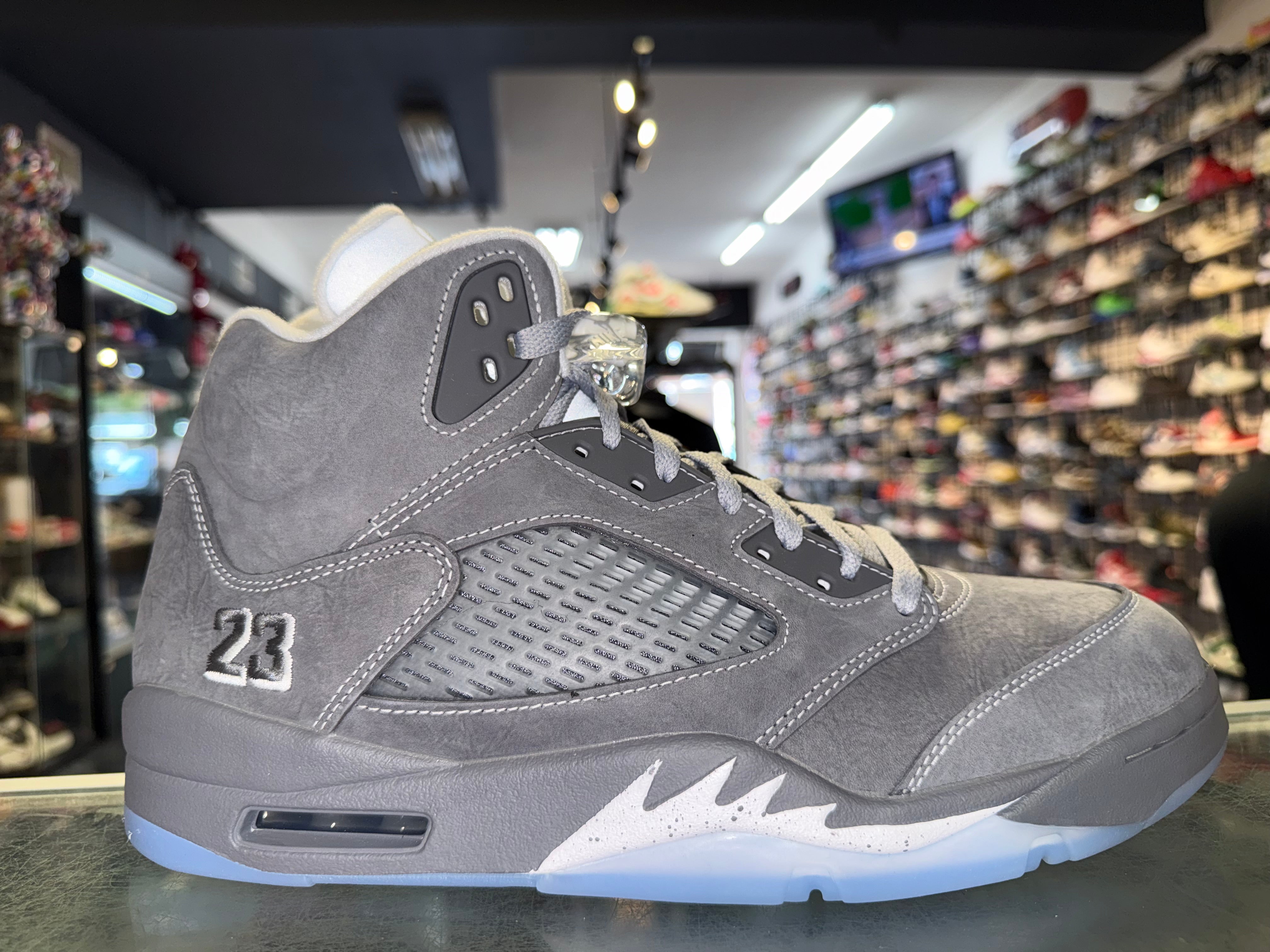 Size 12 Air Jordan 5 "Wolf Grey" Brand New